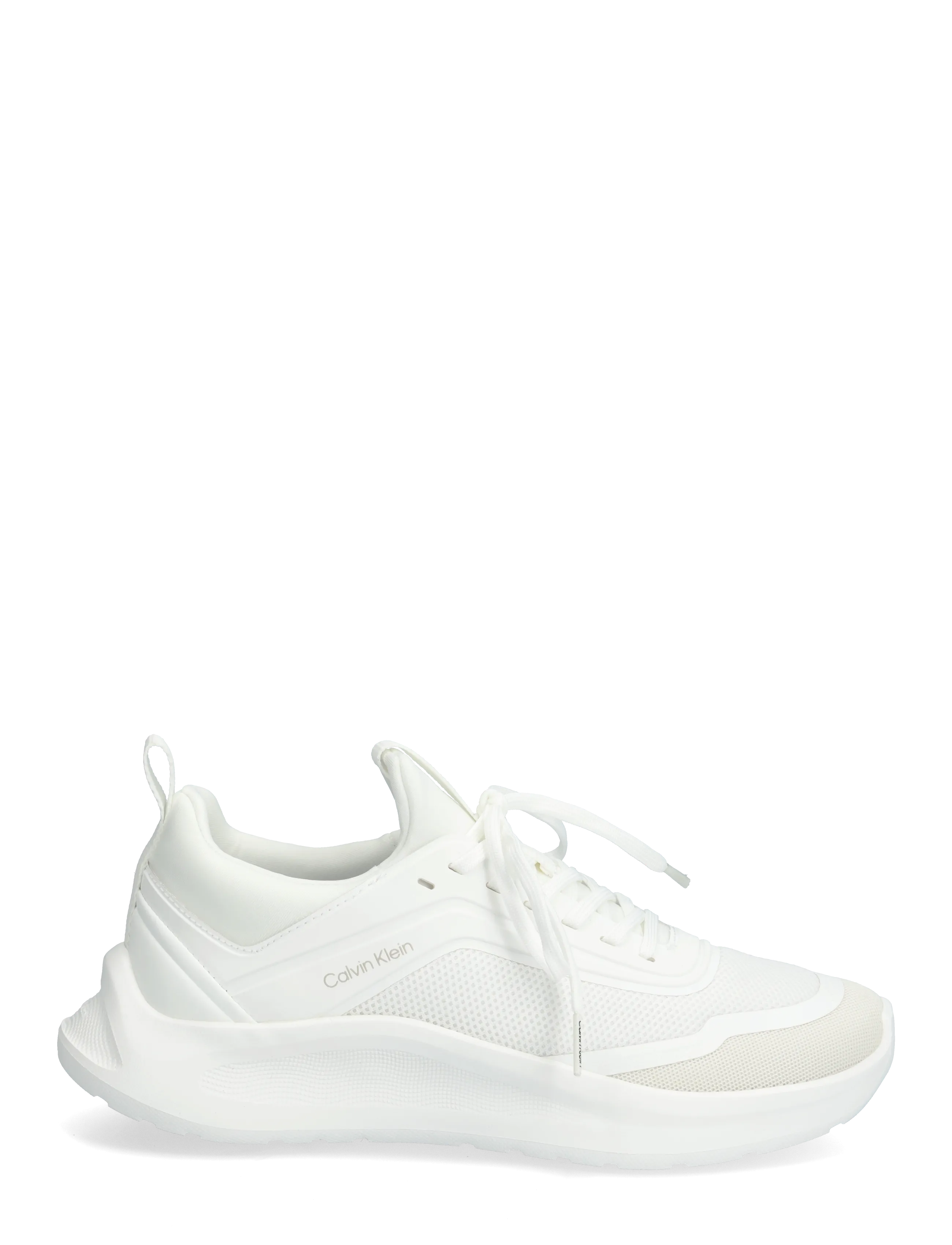 Calvin Klein - LIGHT EVA RUN SOCK MESH LYCRA - lave sneakers - bright white dk ecru - 1
