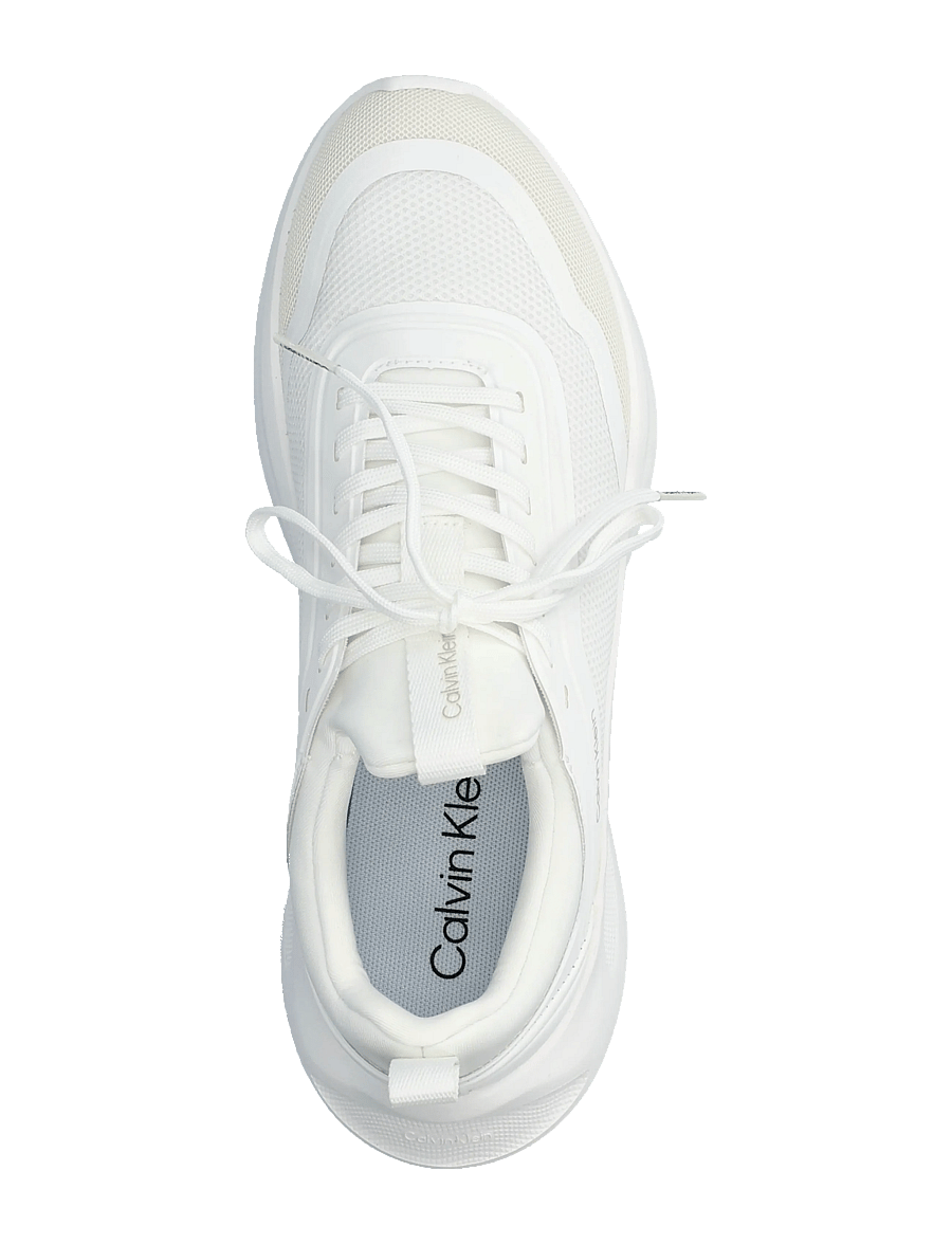 Calvin Klein - LIGHT EVA RUN SOCK MESH LYCRA - niedrige sneakers - bright white dk ecru - 3