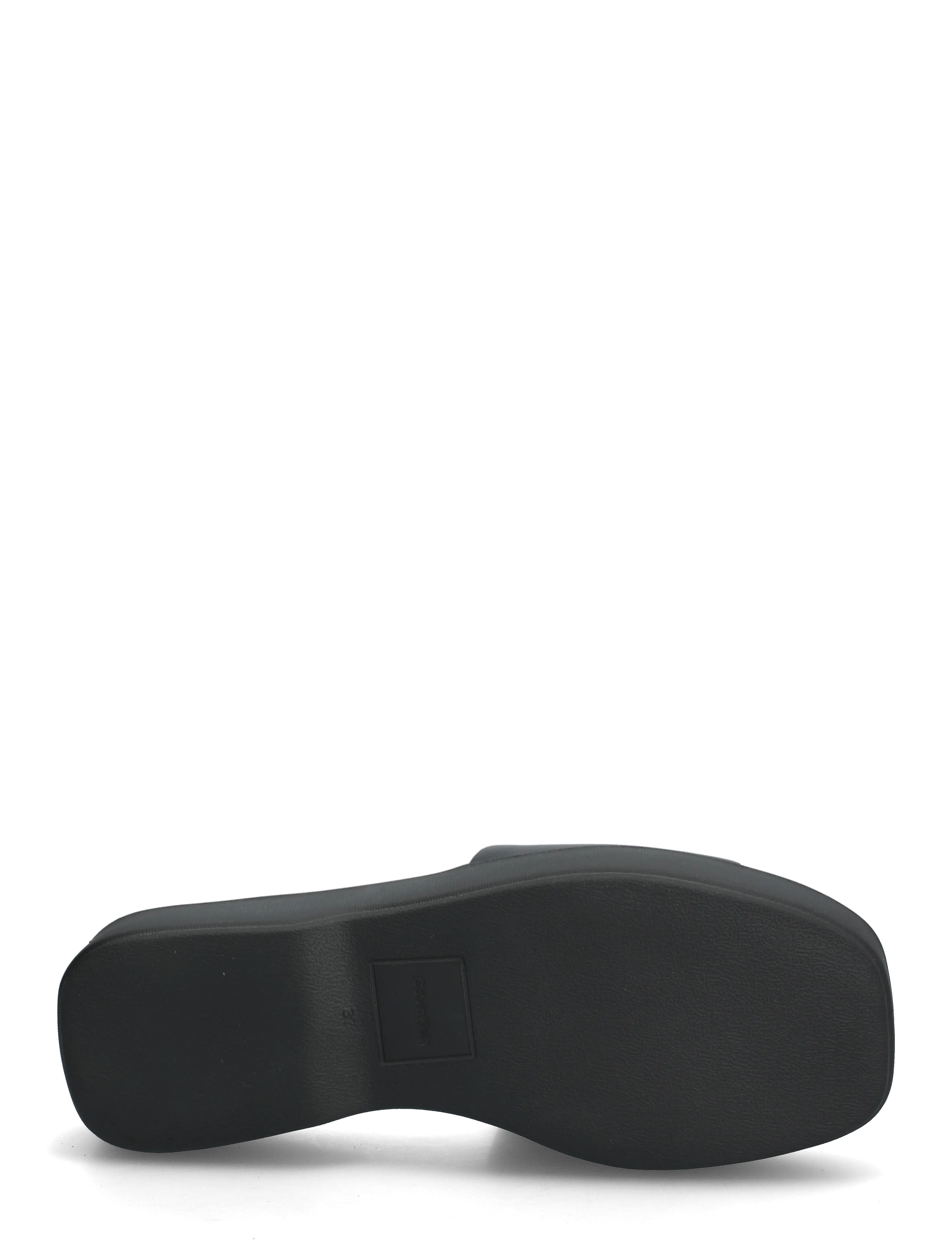 Calvin Klein - FLATF SNDL LTH MG - platformsandaler - triple black - 4