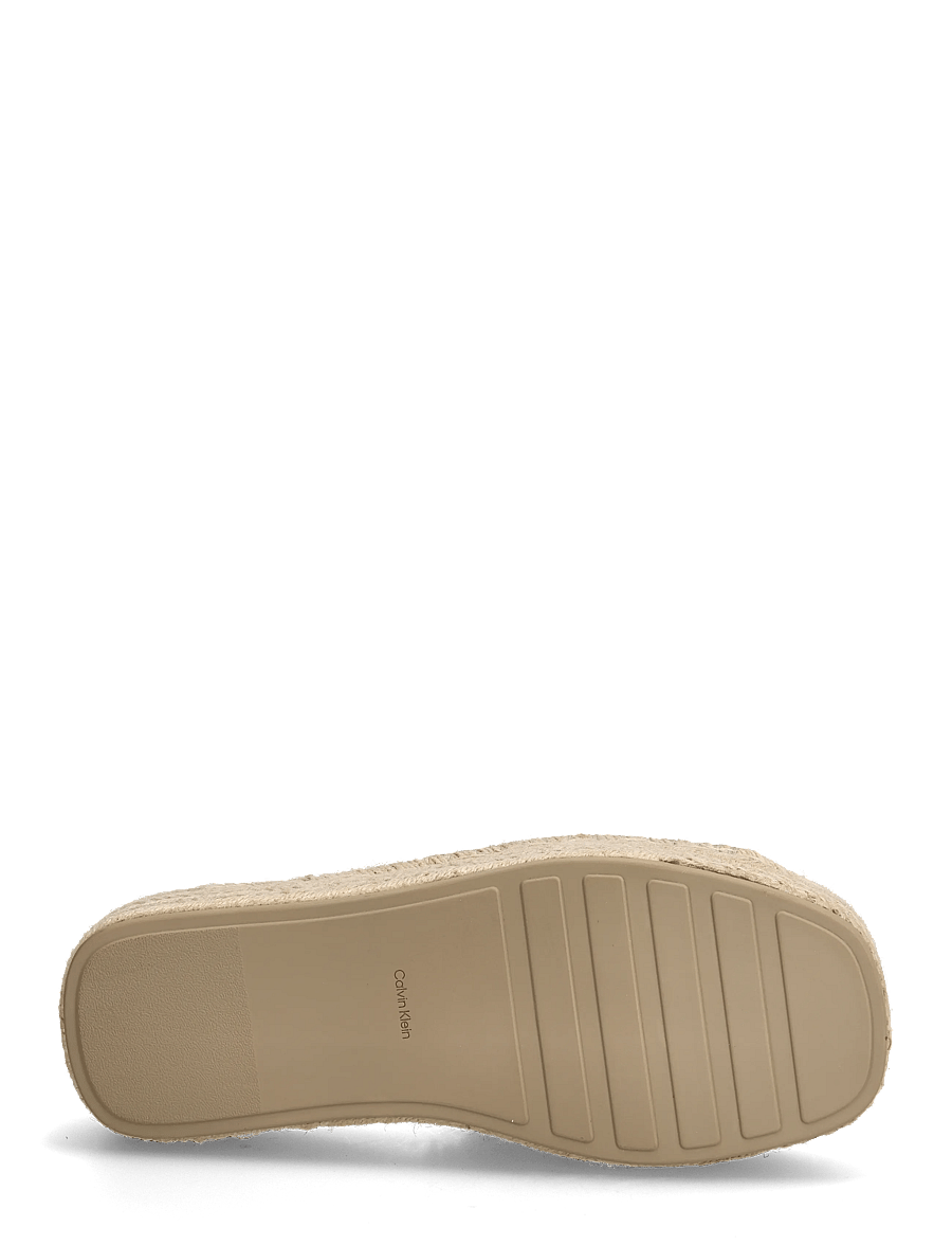Calvin Klein - FLATF ESPA MULE LTH MG - flache pantoletten - ck black - 4