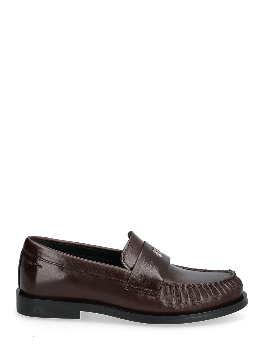 Calvin Klein - ROUND LOAFER LTH HDW - modetrends - bordeaux - 1