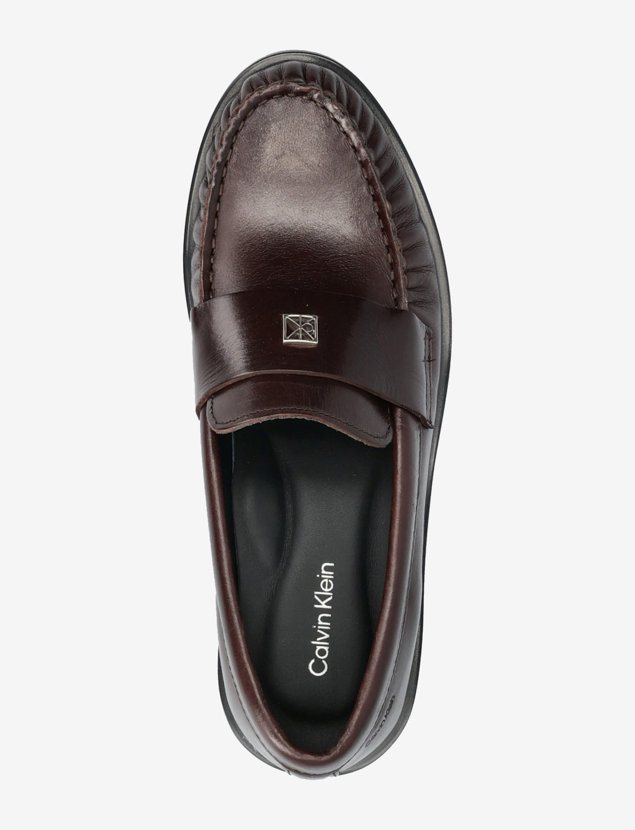 Calvin Klein - ROUND LOAFER LTH HDW - speciella tillfällen - bordeaux - 3