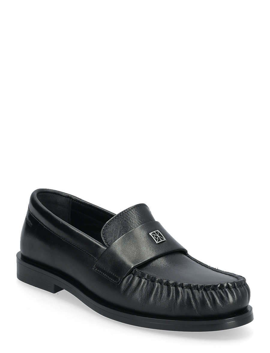 Calvin Klein - ROUND LOAFER LTH HDW - modetrends - triple black - 0