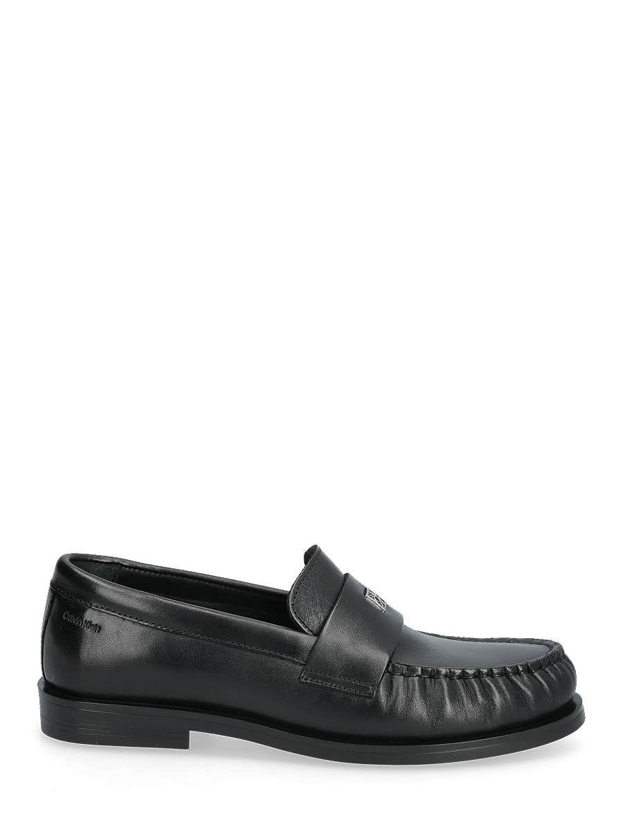 Calvin Klein - ROUND LOAFER LTH HDW - modetrends - triple black - 1