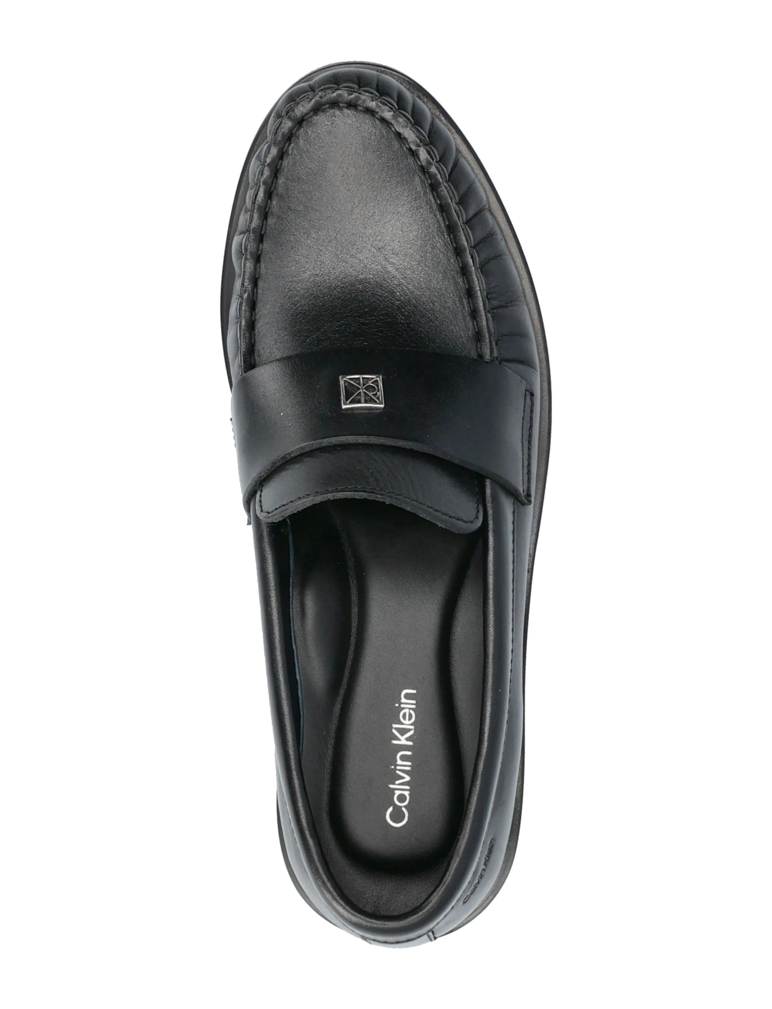 Calvin Klein - ROUND LOAFER LTH HDW - fashion trends - triple black - 3