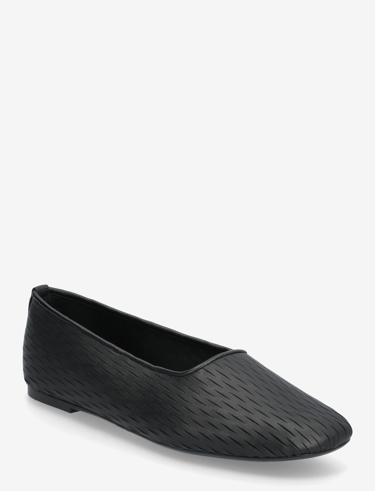 Calvin Klein - OBLIQUE BALLERINA CUT LTH - besondere anlässe - triple black - 0