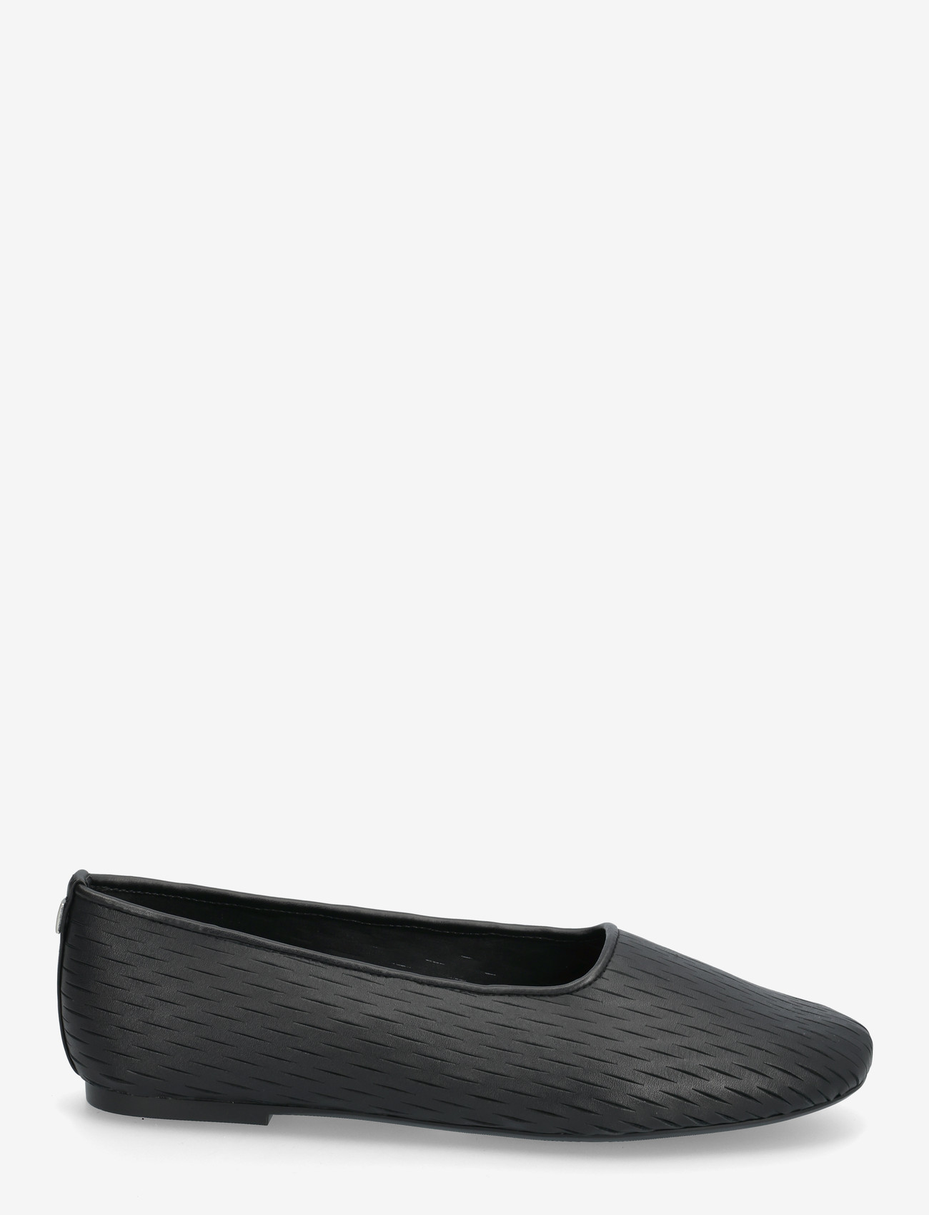 Calvin Klein - OBLIQUE BALLERINA CUT LTH - besondere anlässe - triple black - 1