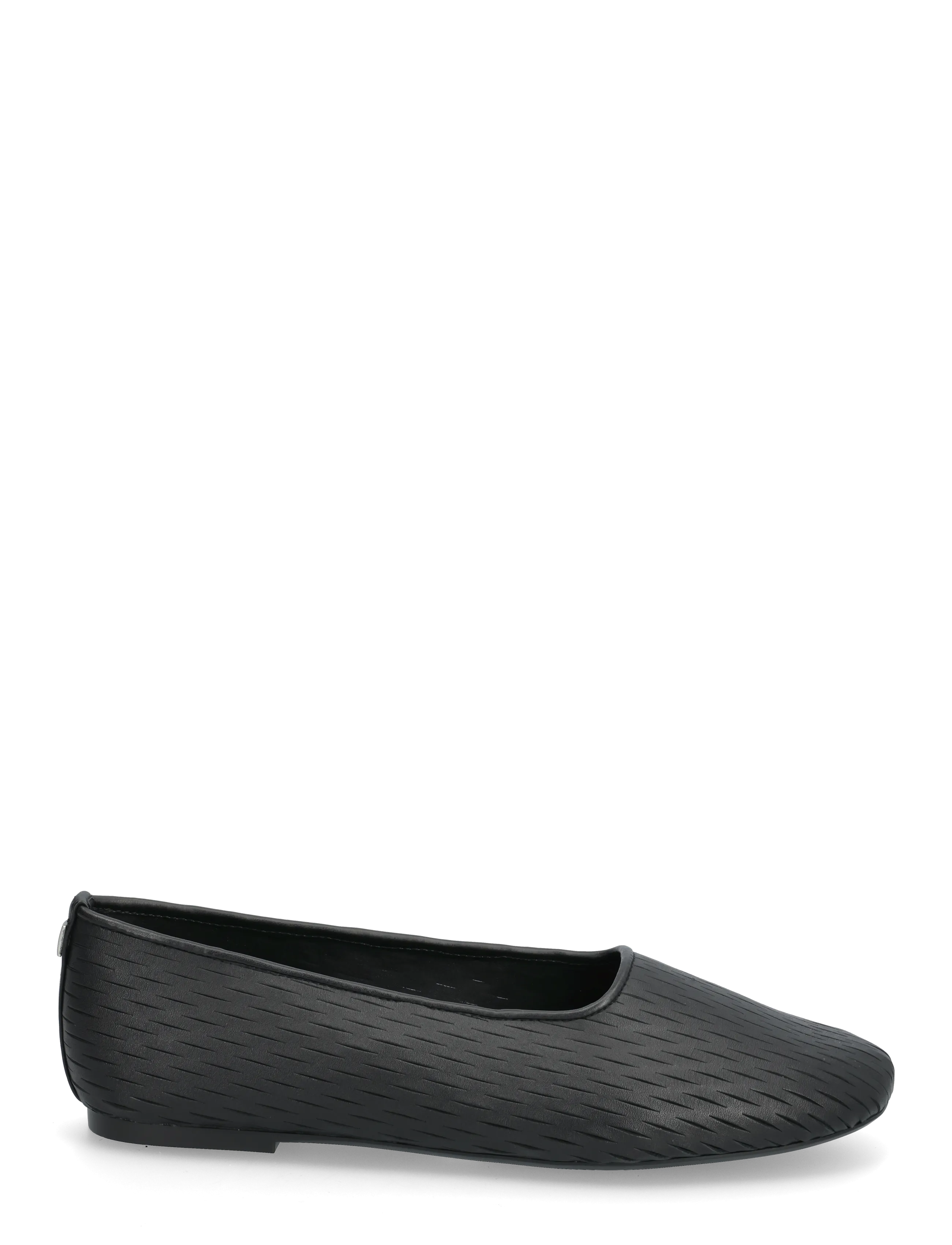 Calvin Klein - OBLIQUE BALLERINA CUT LTH - særlige begivenheder - triple black - 1