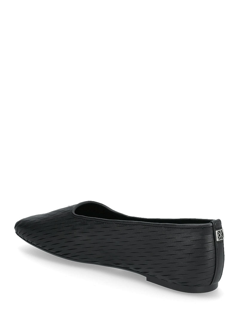 Calvin Klein - OBLIQUE BALLERINA CUT LTH - besondere anlässe - triple black - 2