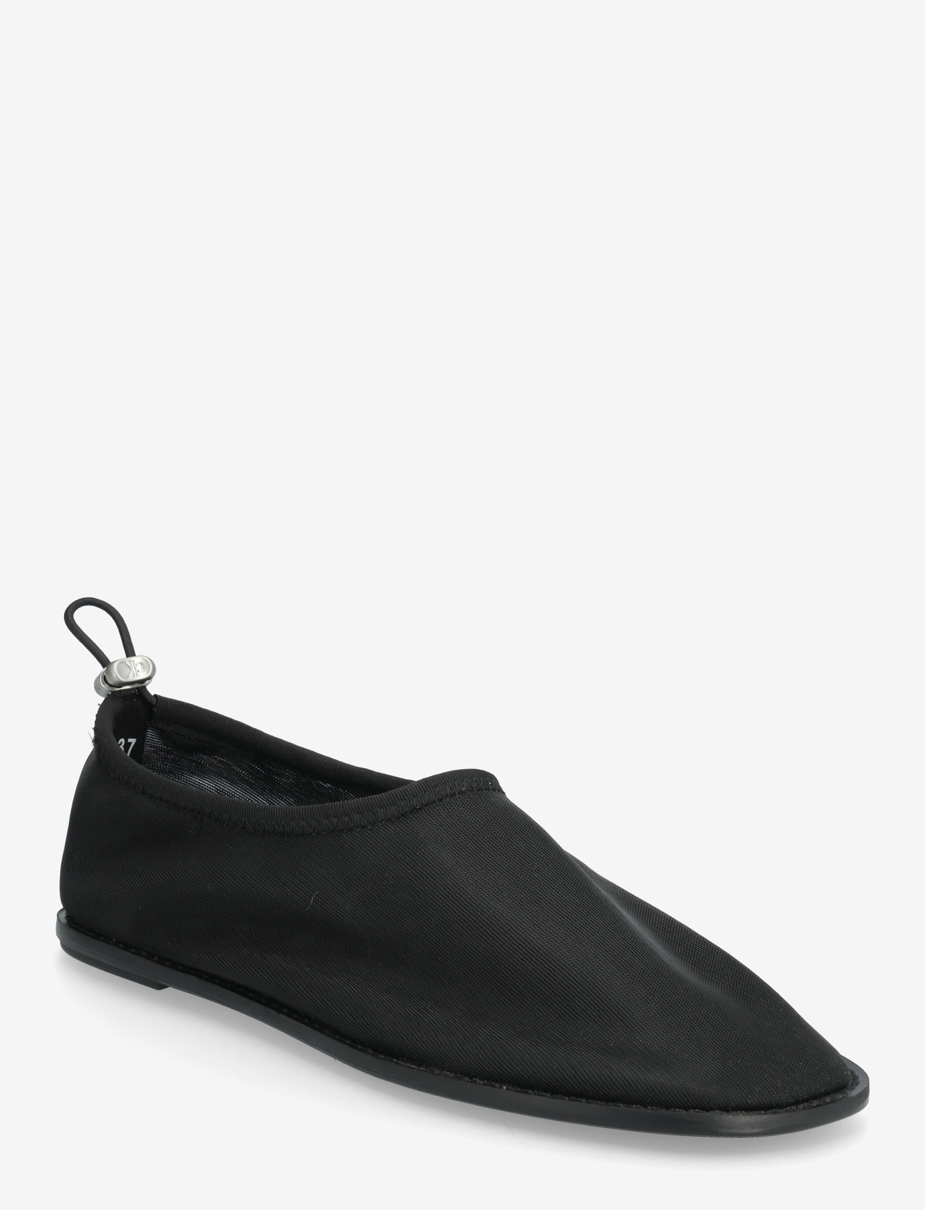 Calvin Klein - STRETCH BALLERINA SHOE SPAC MESH - special occasions - triple black - 0