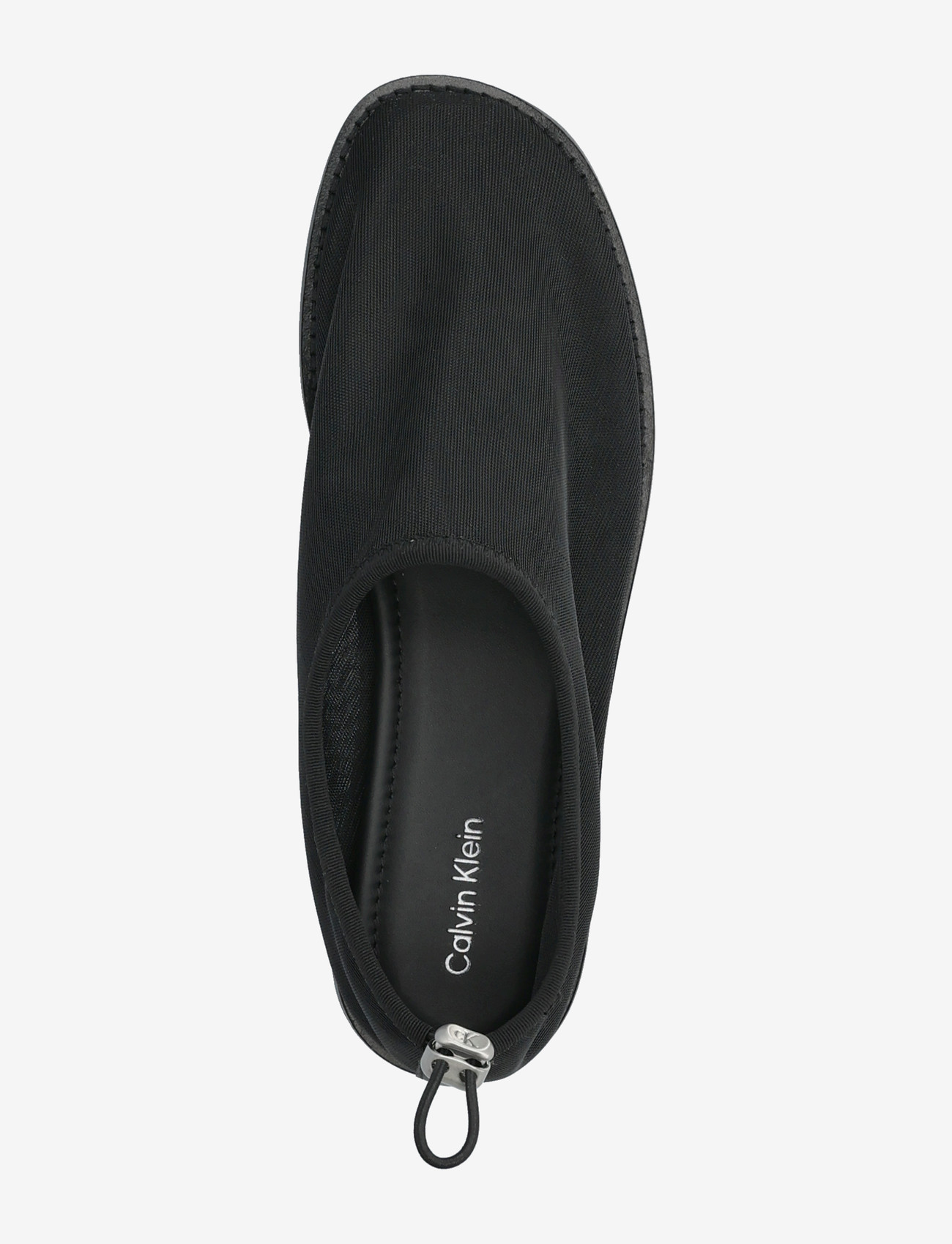 Calvin Klein - STRETCH BALLERINA SHOE SPAC MESH - special occasions - triple black - 3