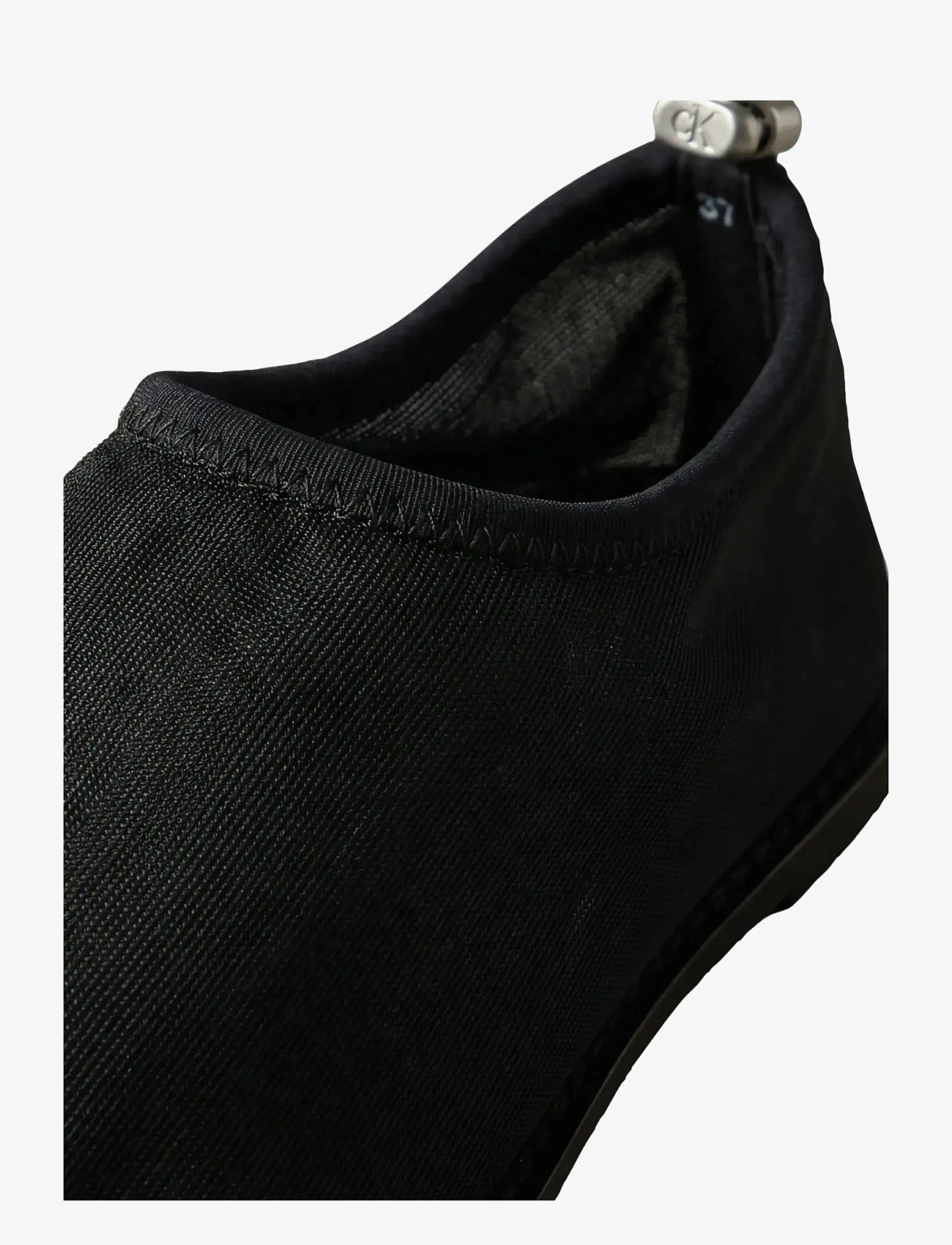 Calvin Klein - STRETCH BALLERINA SHOE SPAC MESH - special occasions - triple black - 5
