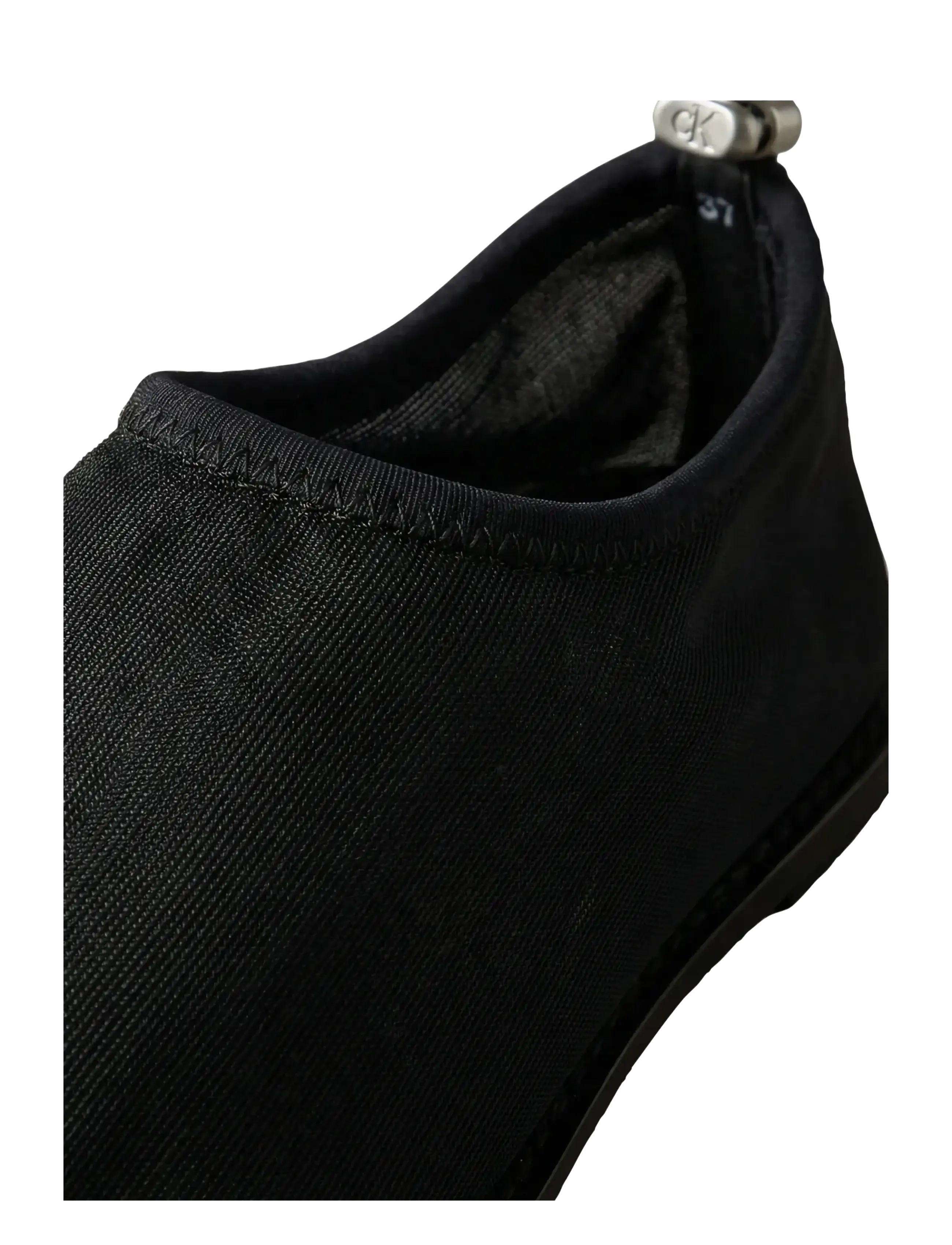 Calvin Klein - STRETCH BALLERINA SHOE SPAC MESH - besondere anlässe - triple black - 5