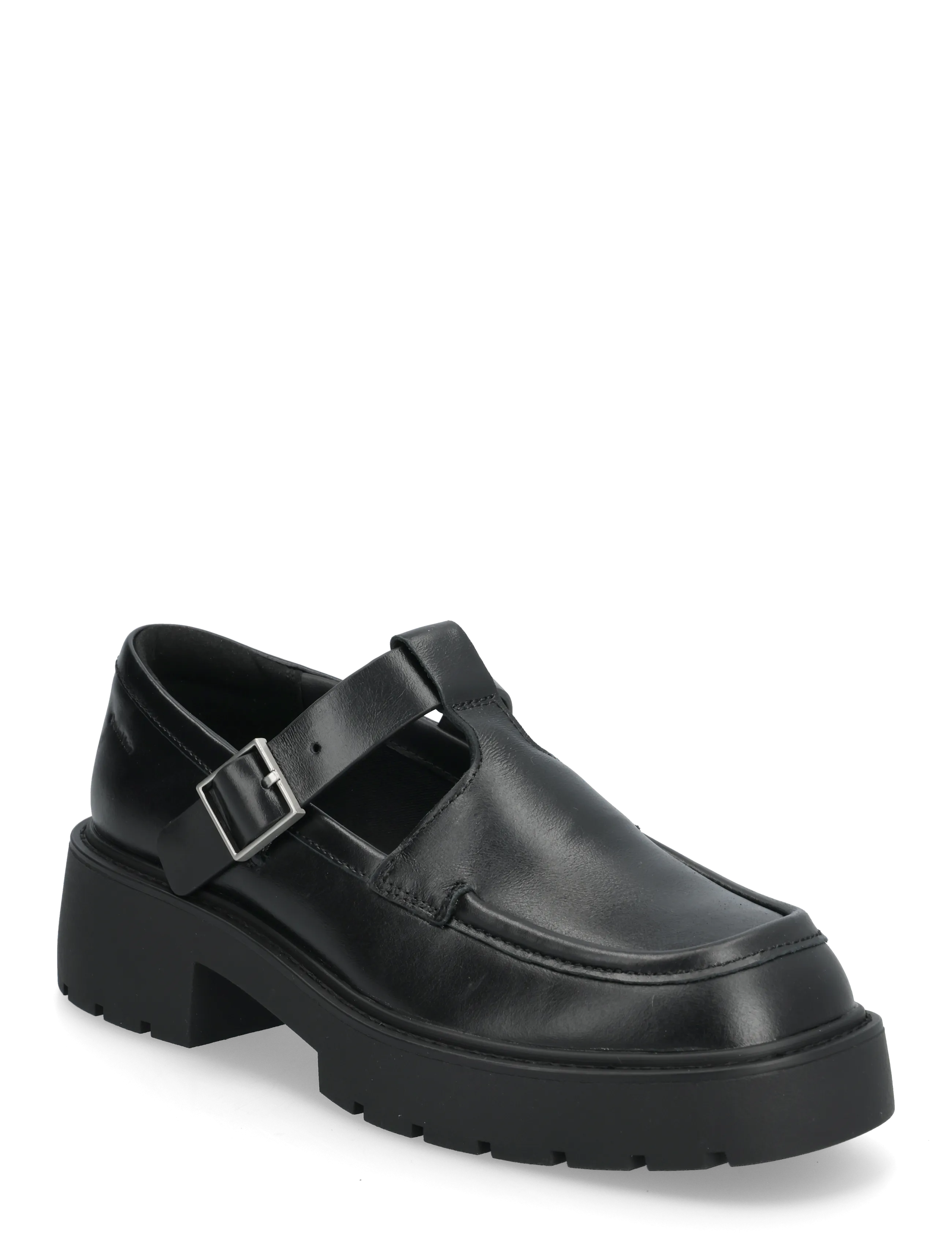 Calvin Klein Chunky Loafer Tbar Pol Lth, 36, Loafers, Schwarz - Heeled Frauen