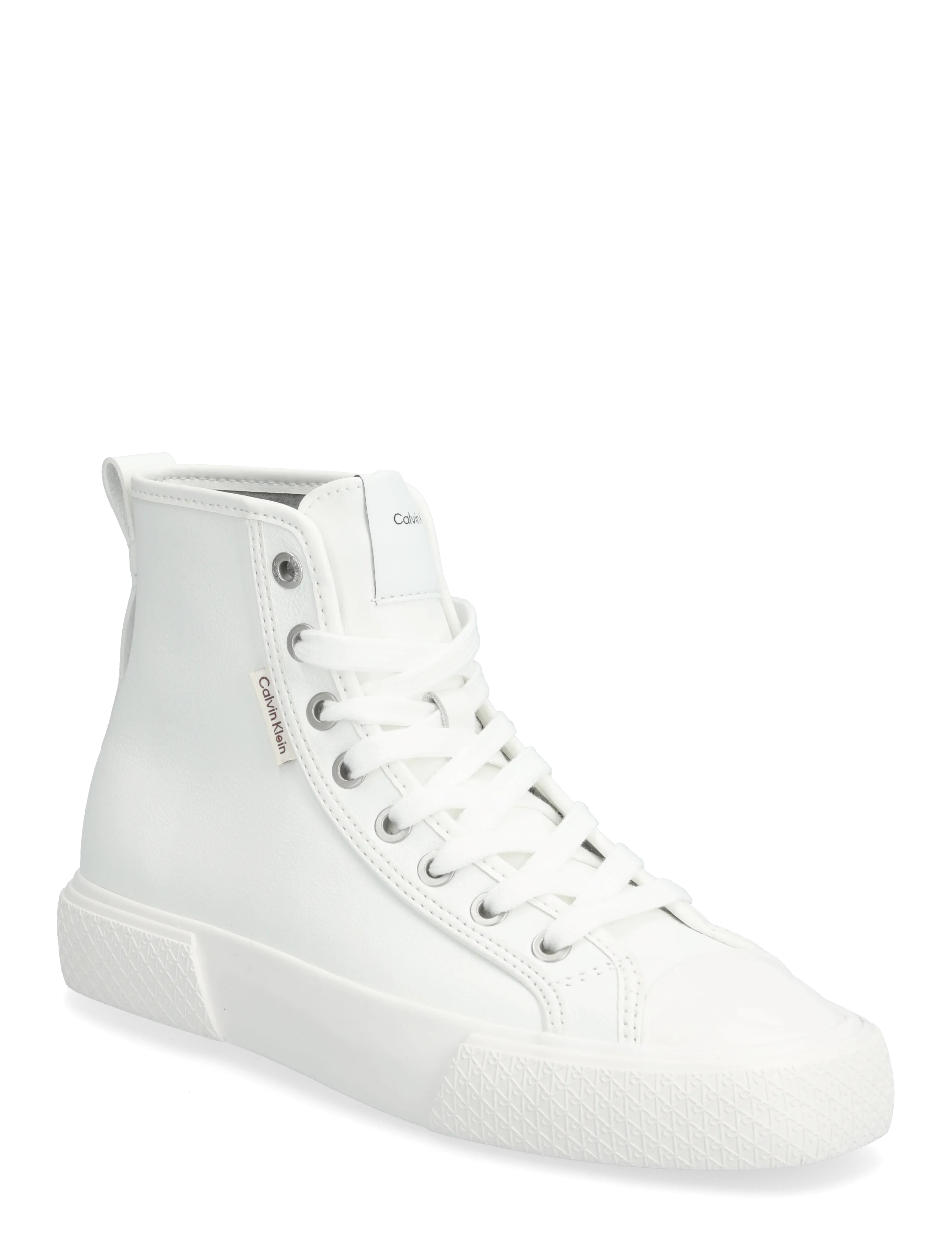 Calvin Klein VULC LACE UP HIGHTOP LTH - Geburtstag - TRIPLE BRIGHT WHITE / white