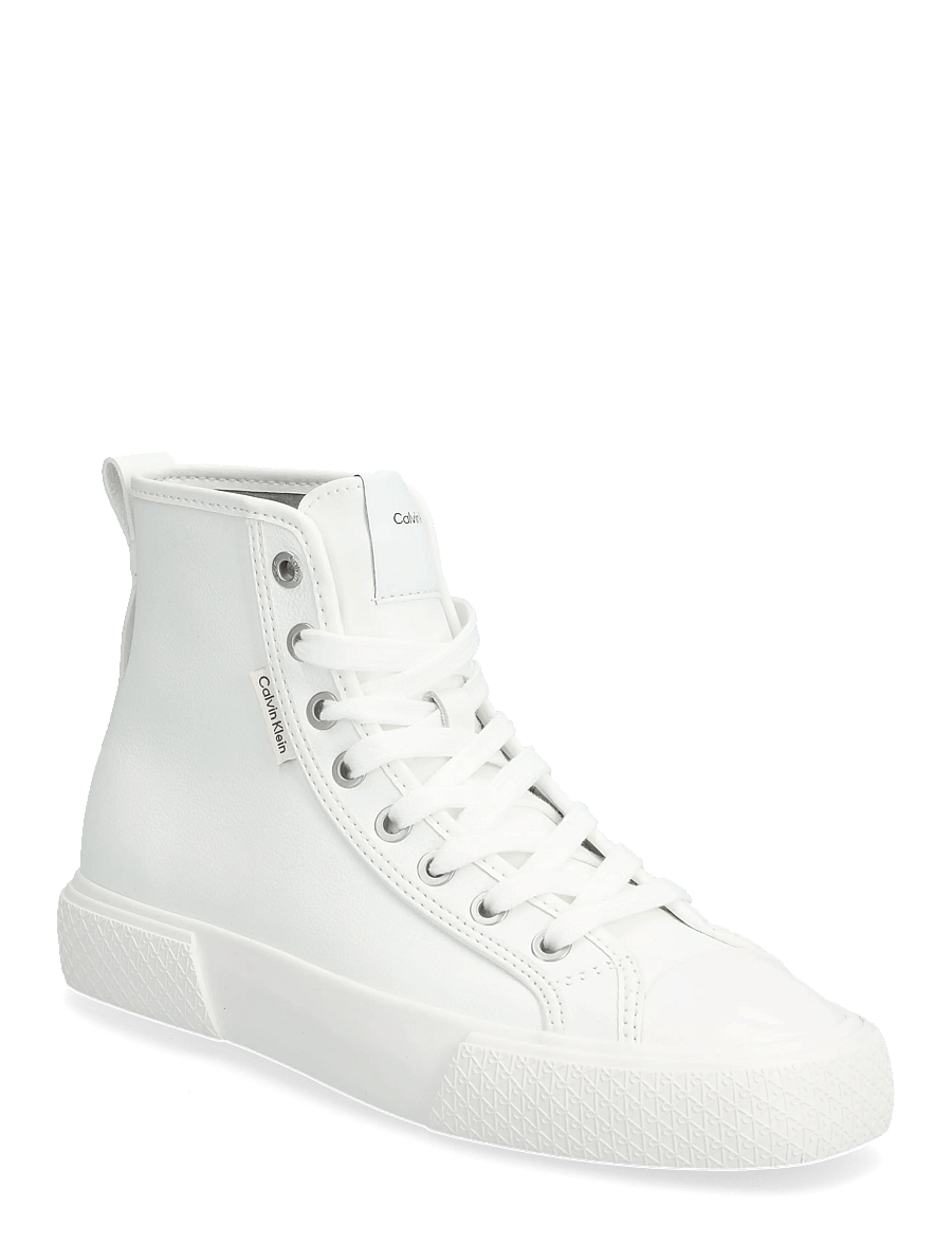 Calvin Klein - VULC LACE UP HIGHTOP LTH - konfirmation - triple bright white - 0