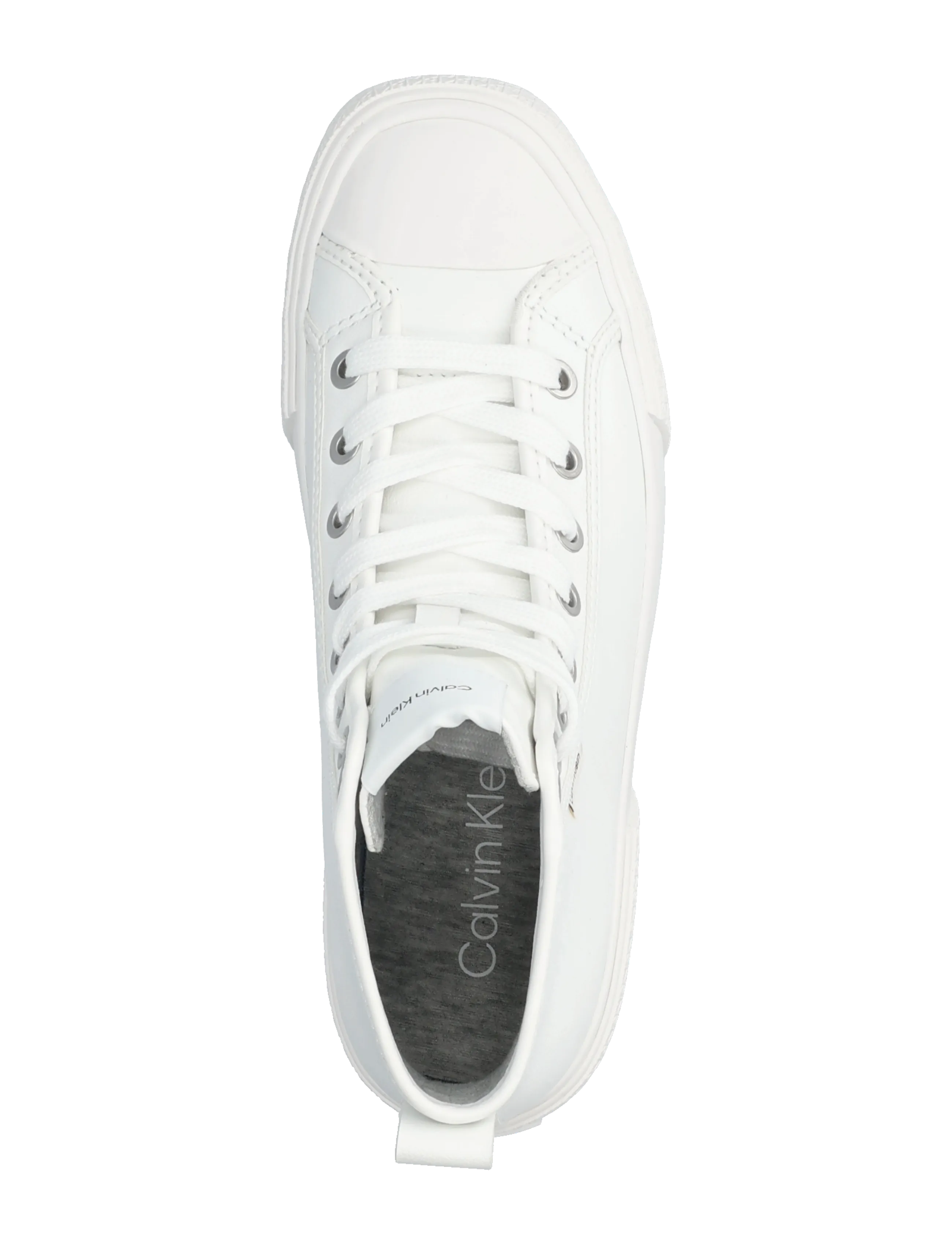 Calvin Klein - VULC LACE UP HIGHTOP LTH - konfirmation - triple bright white - 3