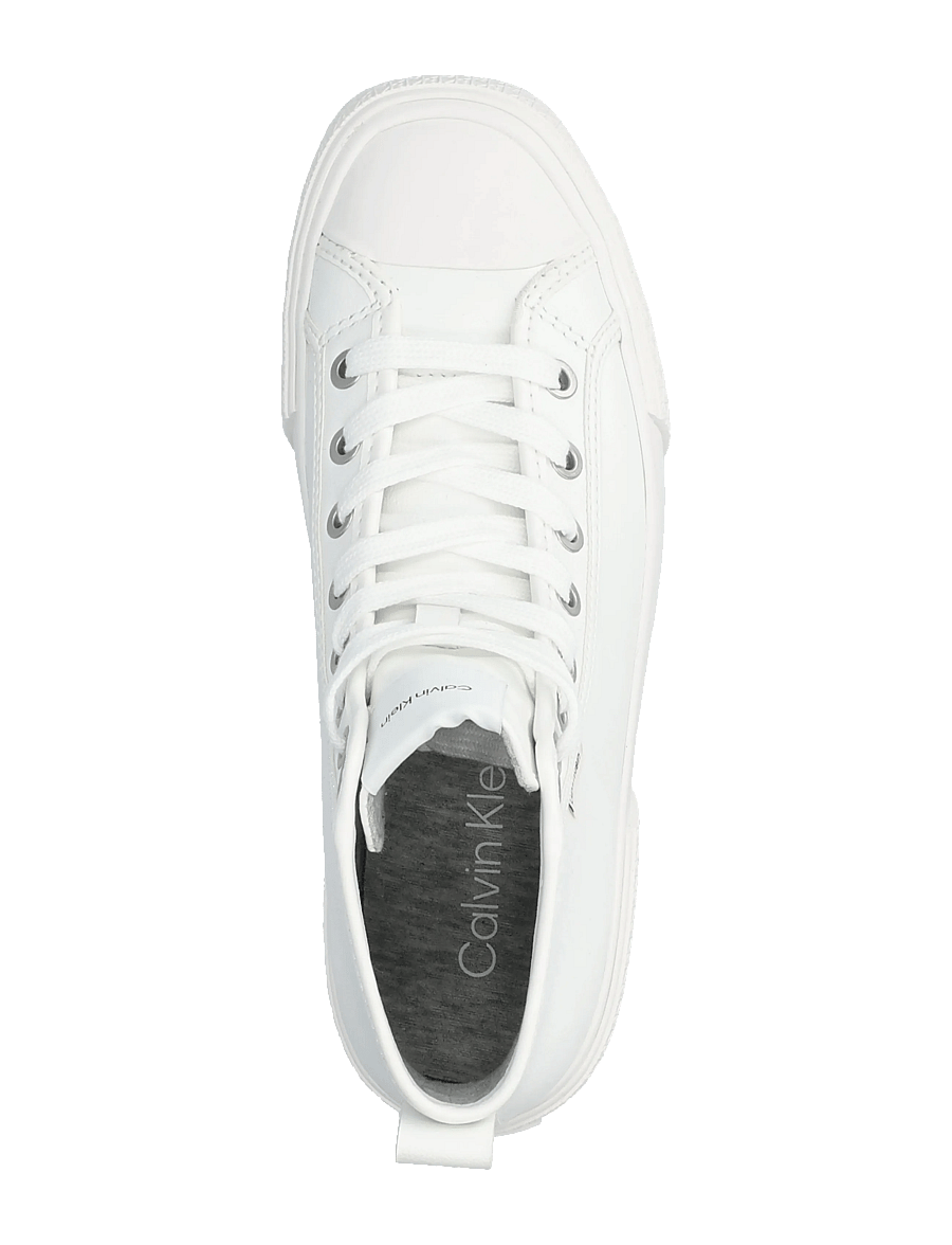 Calvin Klein - VULC LACE UP HIGHTOP LTH - konfirmation - triple bright white - 3