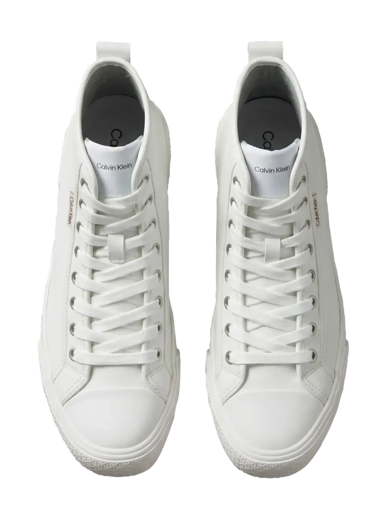 Calvin Klein - VULC LACE UP HIGHTOP LTH - konfirmation - triple bright white - 5