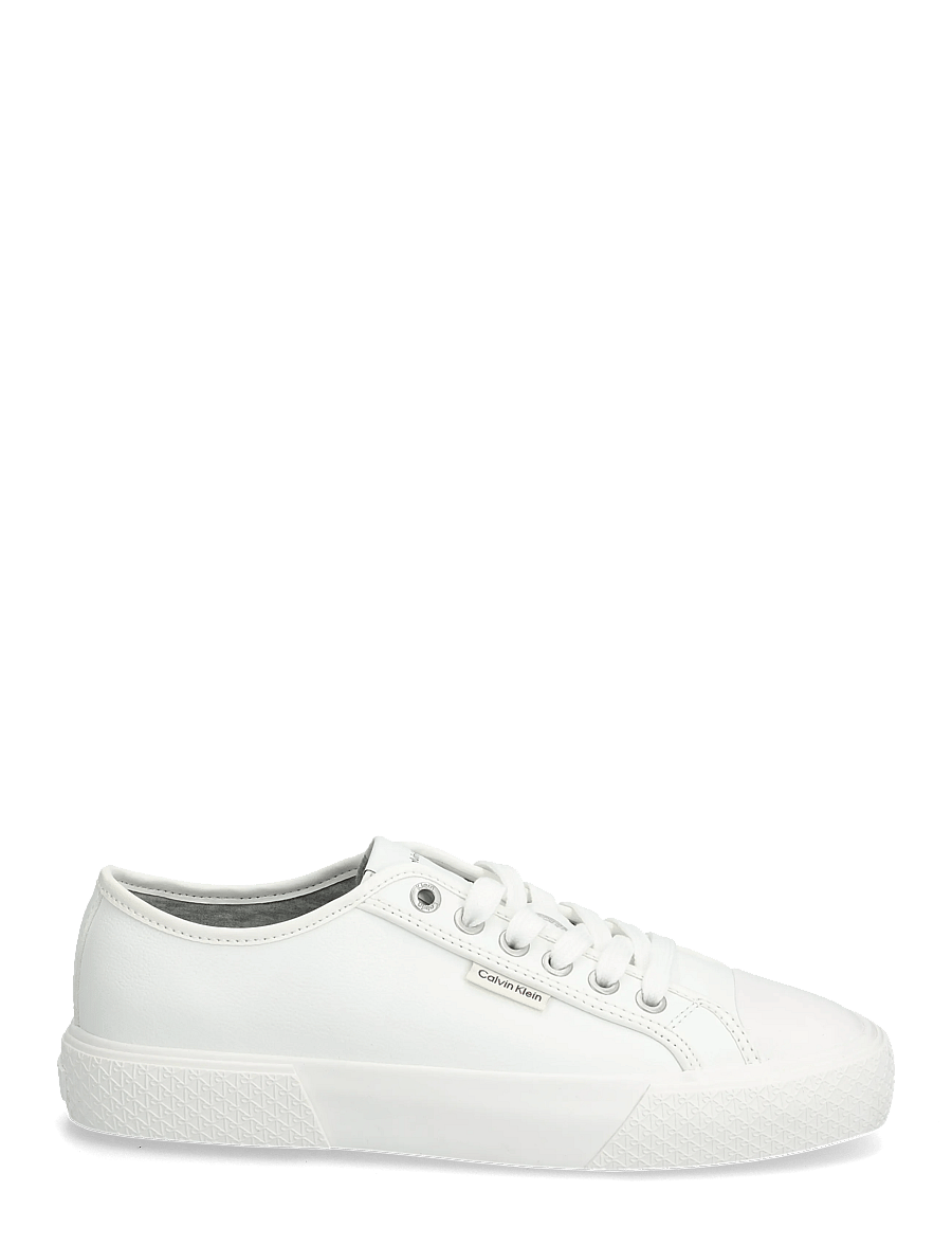 Calvin Klein - VULC LACE UP LOW LTH - konfirmation - triple bright white - 1