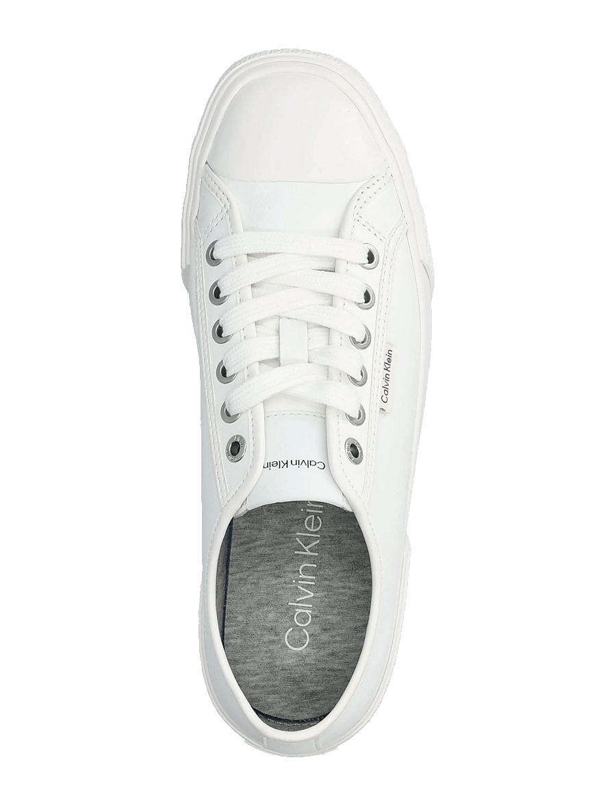 Calvin Klein - VULC LACE UP LOW LTH - konfirmation - triple bright white - 3