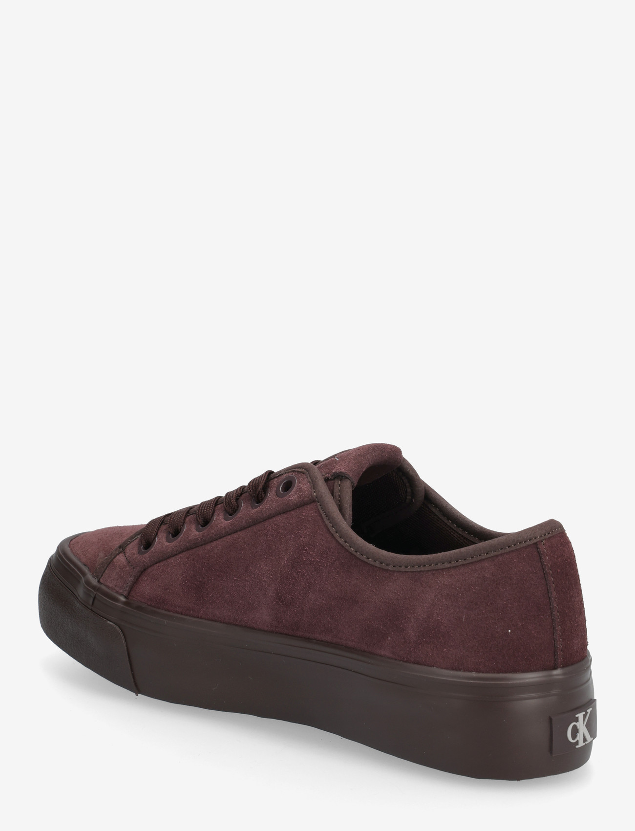 Calvin Klein - VULC FLATF LACEUP SUEDE - laisvalaikio batai žemu aulu - bordeaux - 2