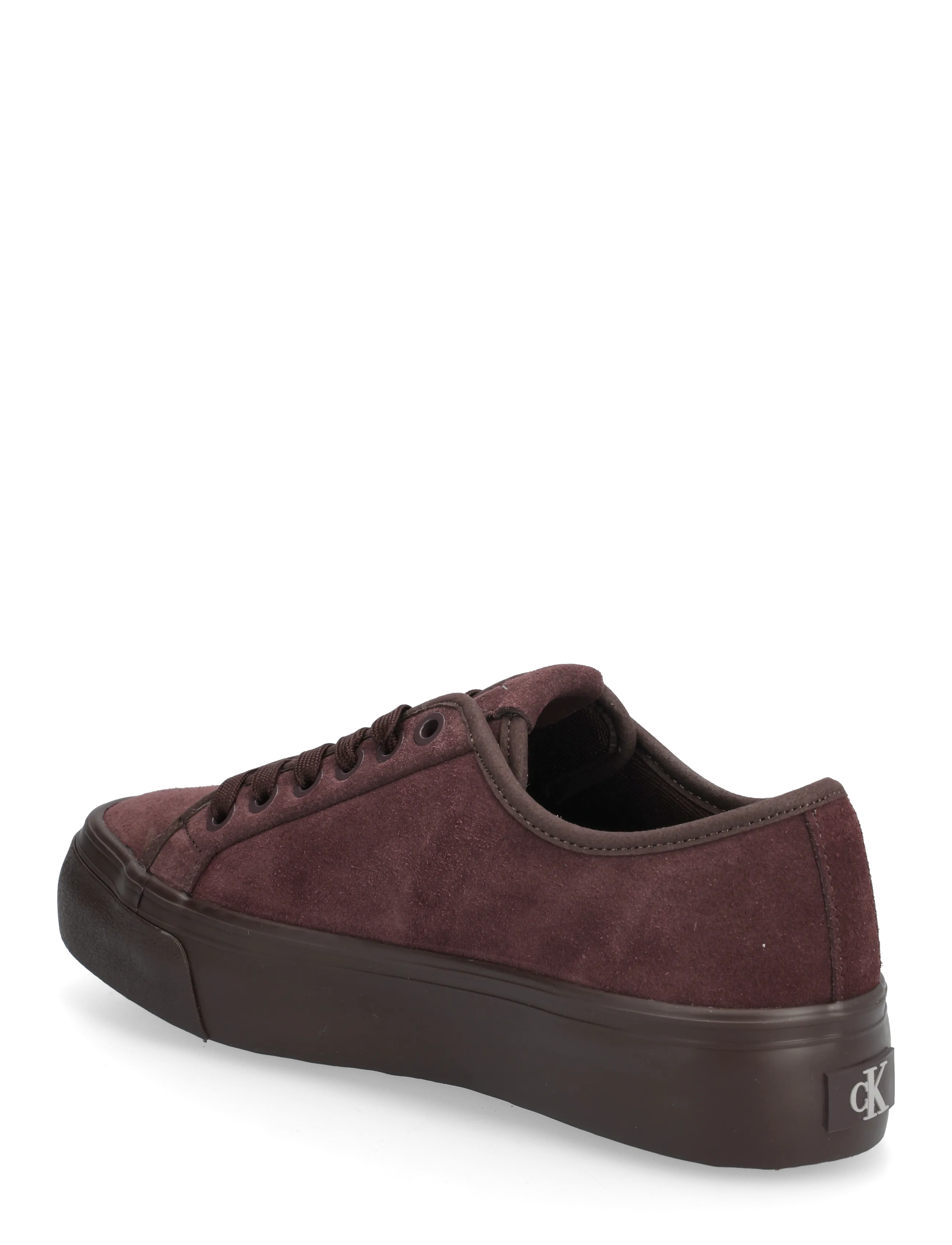 Calvin Klein - VULC FLATF LACEUP SUEDE - lave sneakers - bordeaux - 2