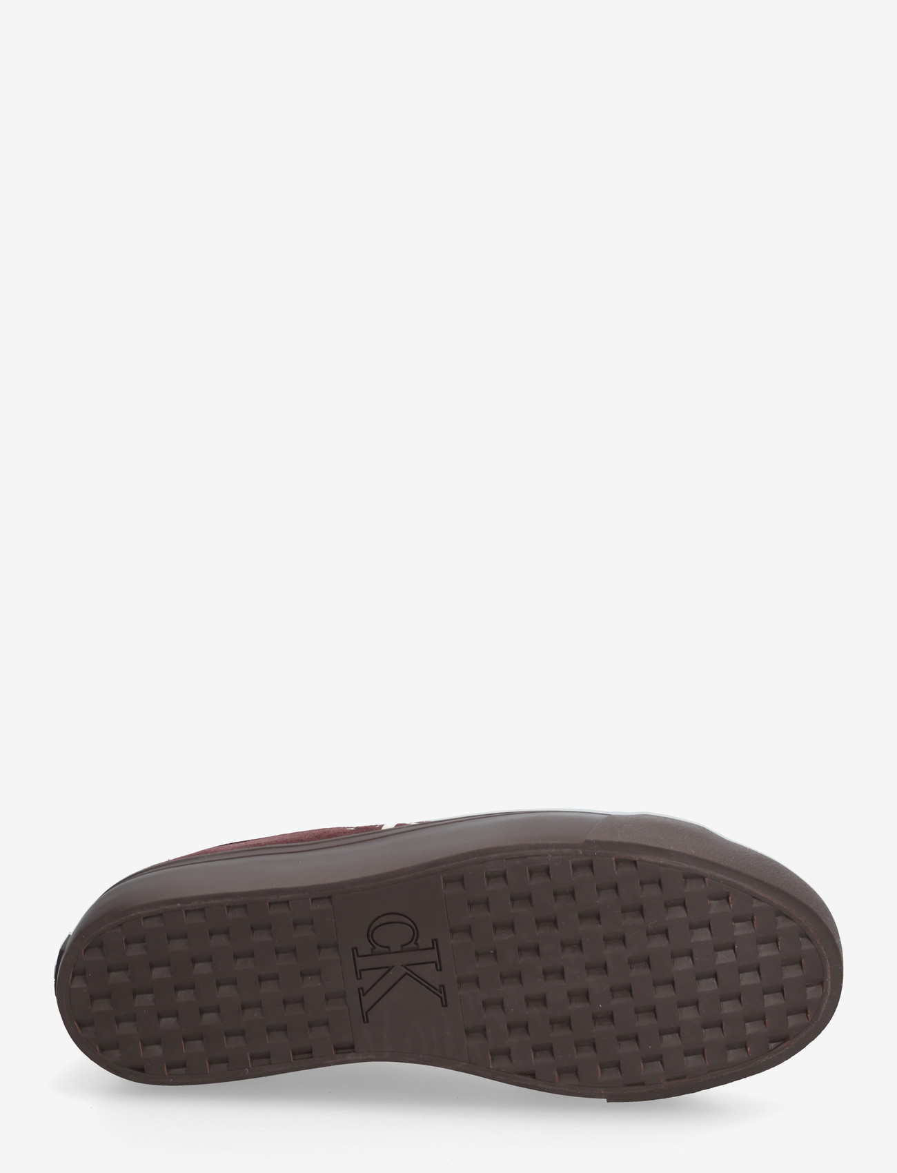 Calvin Klein - VULC FLATF LACEUP SUEDE - laisvalaikio batai žemu aulu - bordeaux - 4