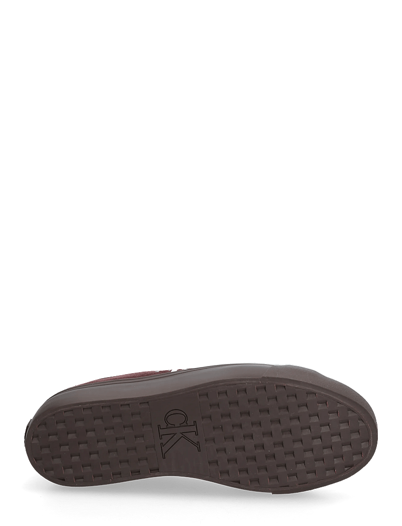 Calvin Klein - VULC FLATF LACEUP SUEDE - laisvalaikio batai žemu aulu - bordeaux - 4