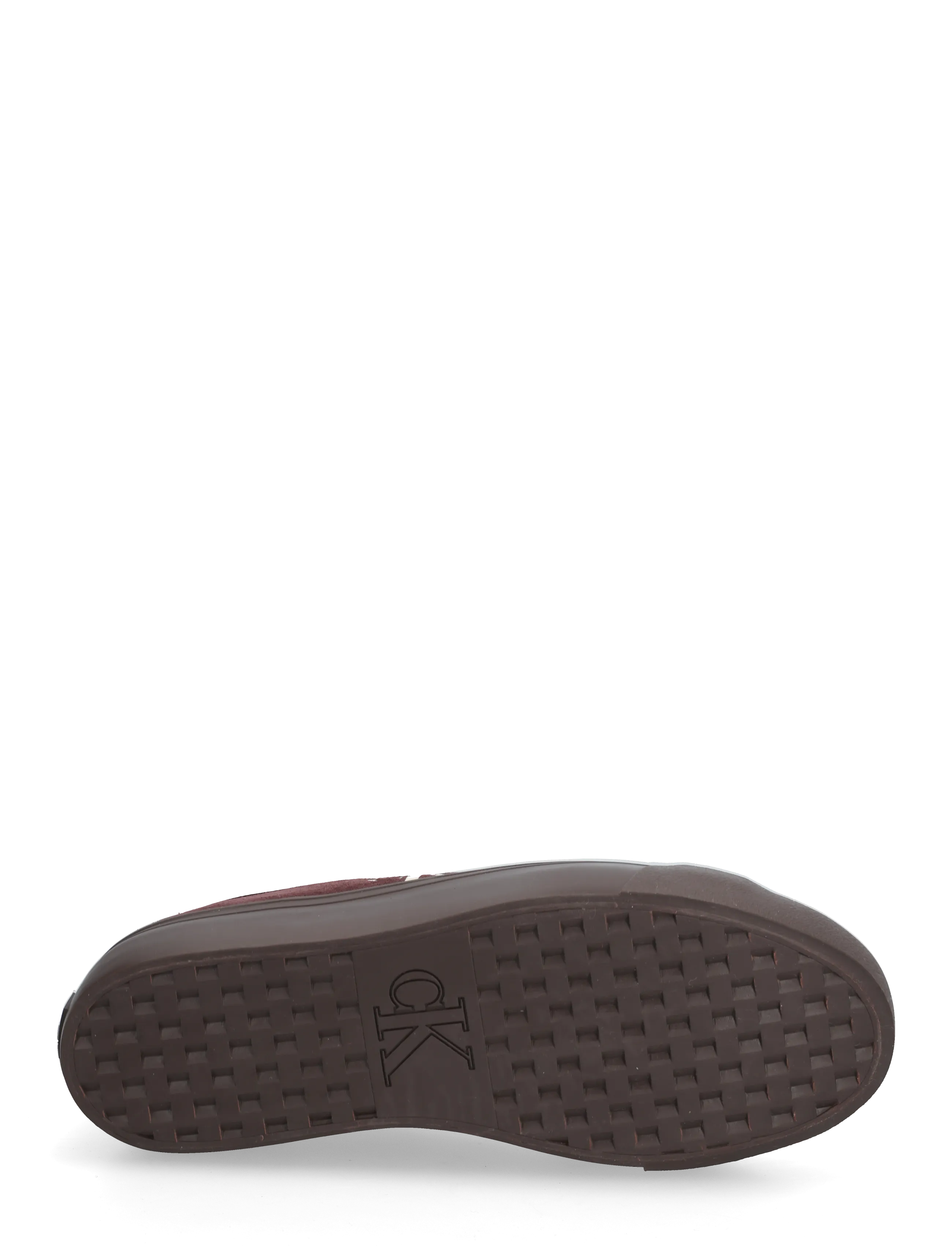 Calvin Klein - VULC FLATF LACEUP SUEDE - lave sneakers - bordeaux - 4