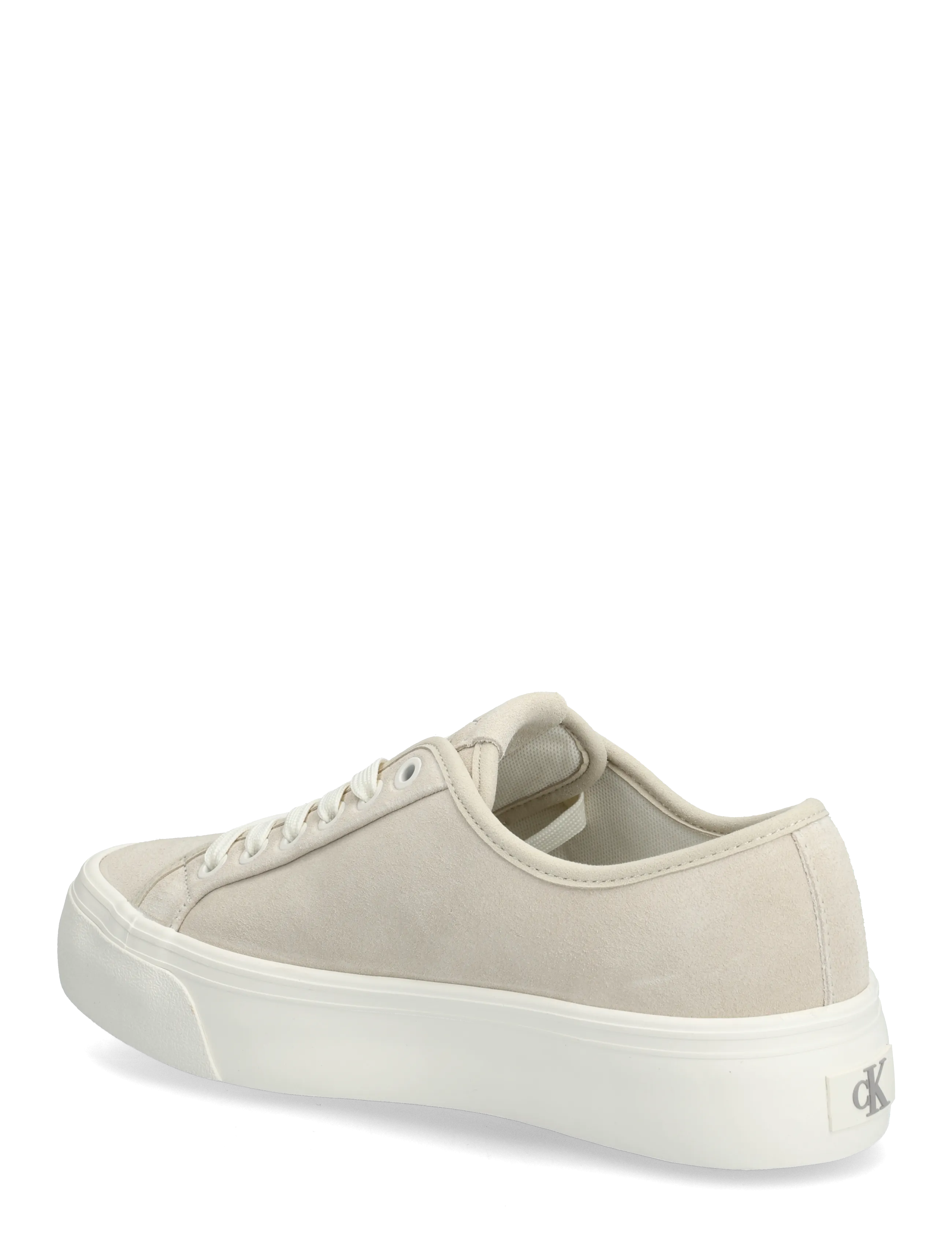 Calvin Klein - VULC FLATF LACEUP SUEDE - låga sneakers - marshmallow - 2