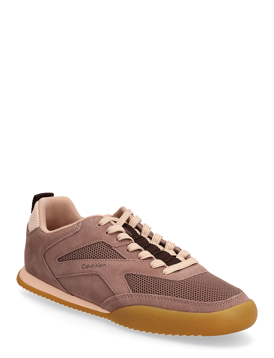 Calvin Klein - LOW PRO RUNNER REFL MESH SUE - lave sneakers - nutmeg peach mocha vineyard wine - 0