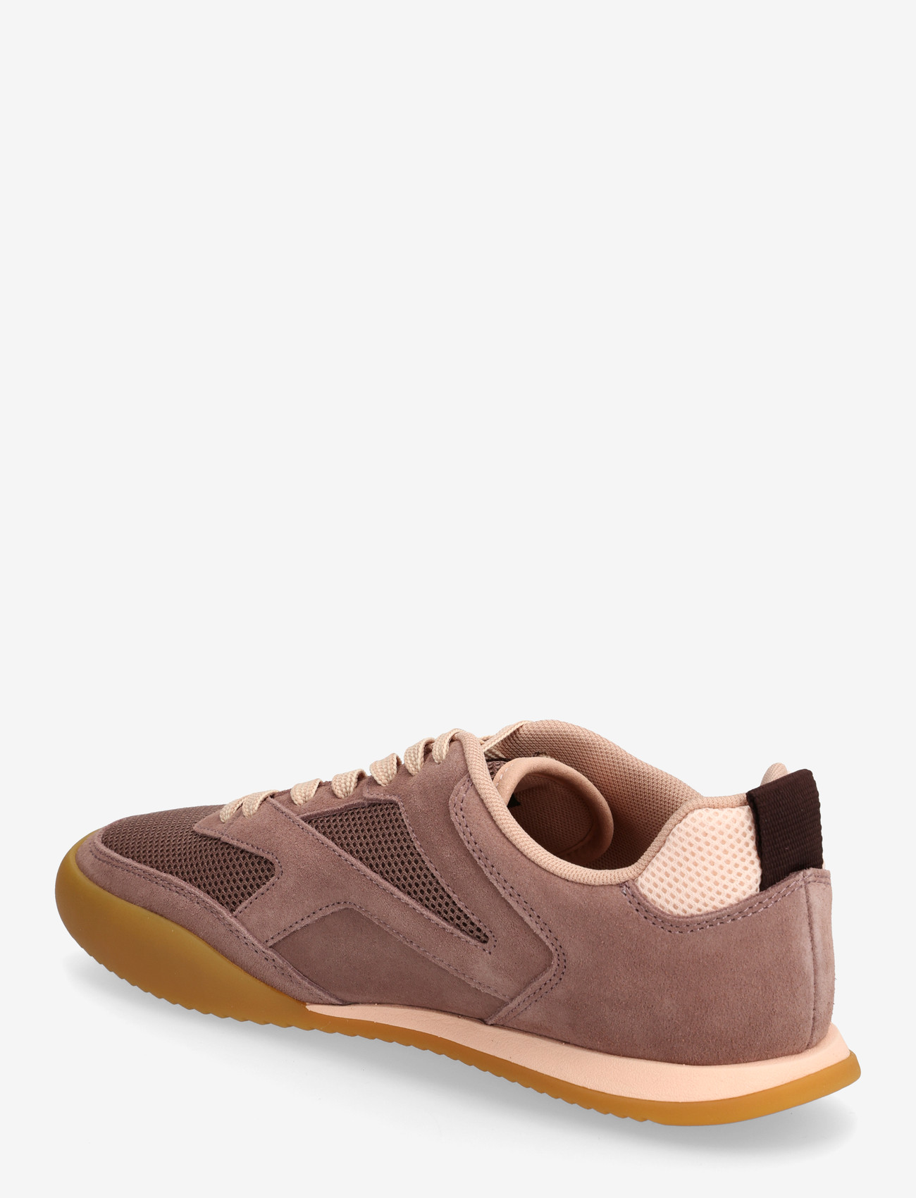 Calvin Klein - LOW PRO RUNNER REFL MESH SUE - niedrige sneakers - nutmeg peach mocha vineyard wine - 1