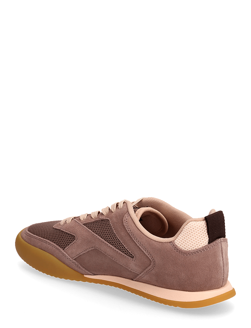Calvin Klein - LOW PRO RUNNER REFL MESH SUE - niedrige sneakers - nutmeg peach mocha vineyard wine - 1