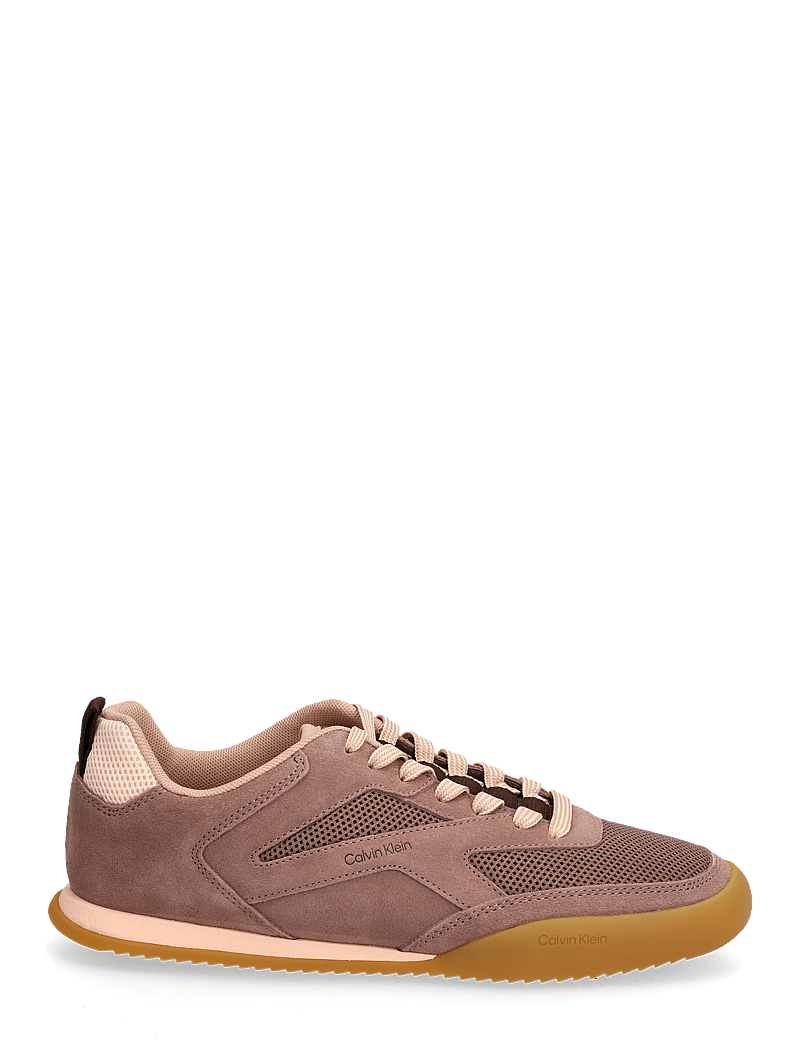Calvin Klein - LOW PRO RUNNER REFL MESH SUE - niedrige sneakers - nutmeg peach mocha vineyard wine - 2