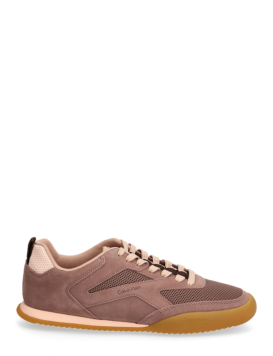 Calvin Klein - LOW PRO RUNNER REFL MESH SUE - lave sneakers - nutmeg peach mocha vineyard wine - 2