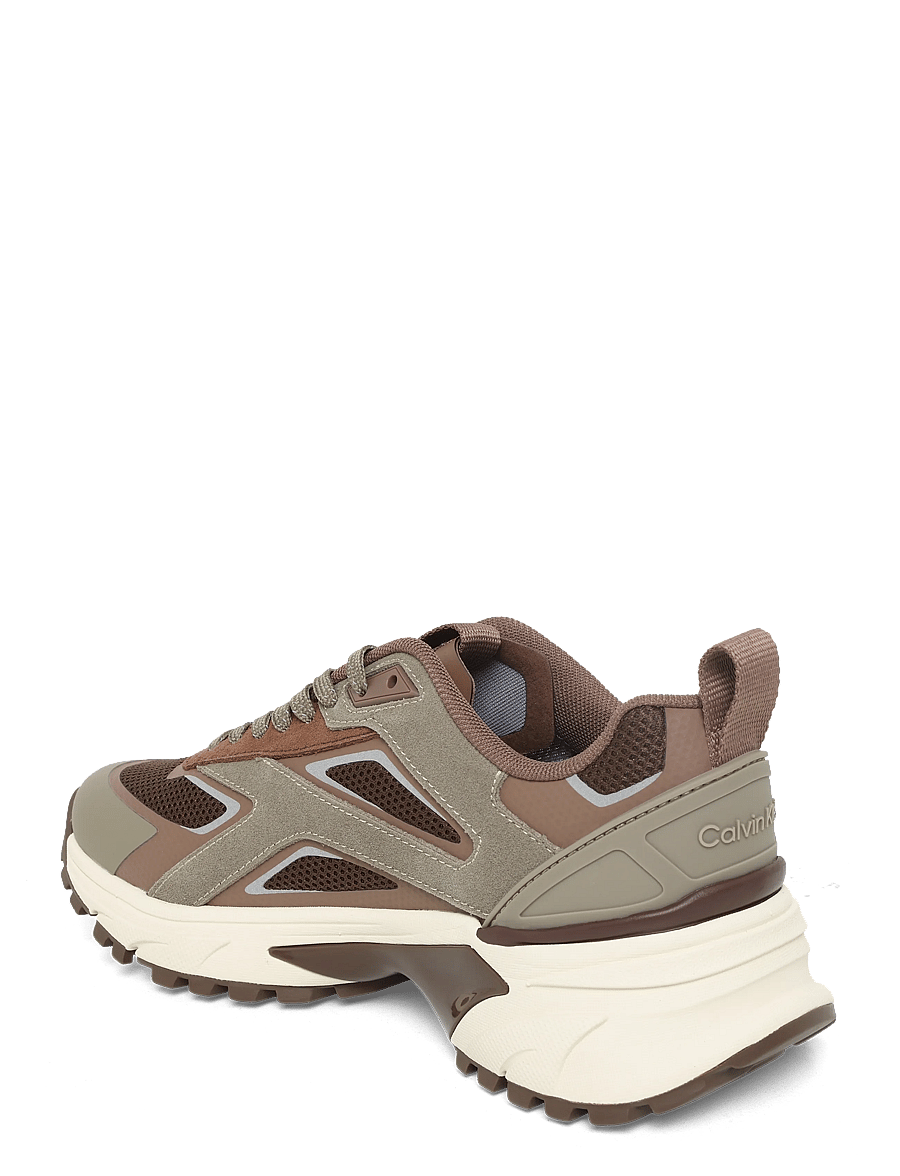 Calvin Klein - HIKE RUNNER CK STRIPE REFL SU - roasted nutmeg nutmeg light cashew - 1