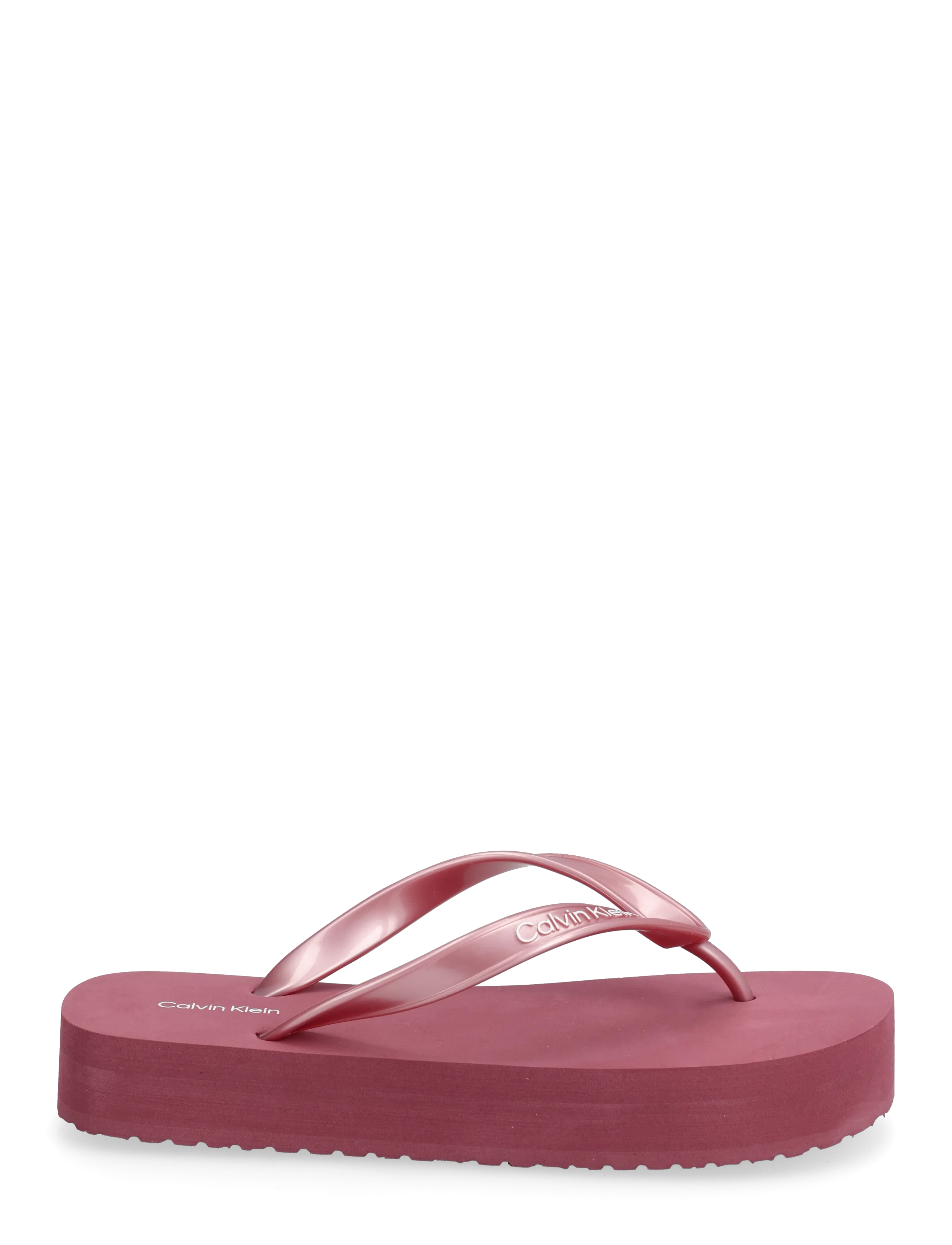 Calvin Klein - FLATFORM FLIP FLOP MET TPU - tongs - dusty rose - 1