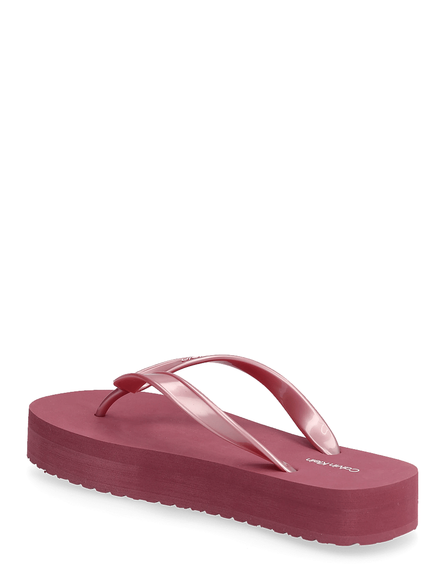 Calvin Klein - FLATFORM FLIP FLOP MET TPU - flip flops - dusty rose - 2