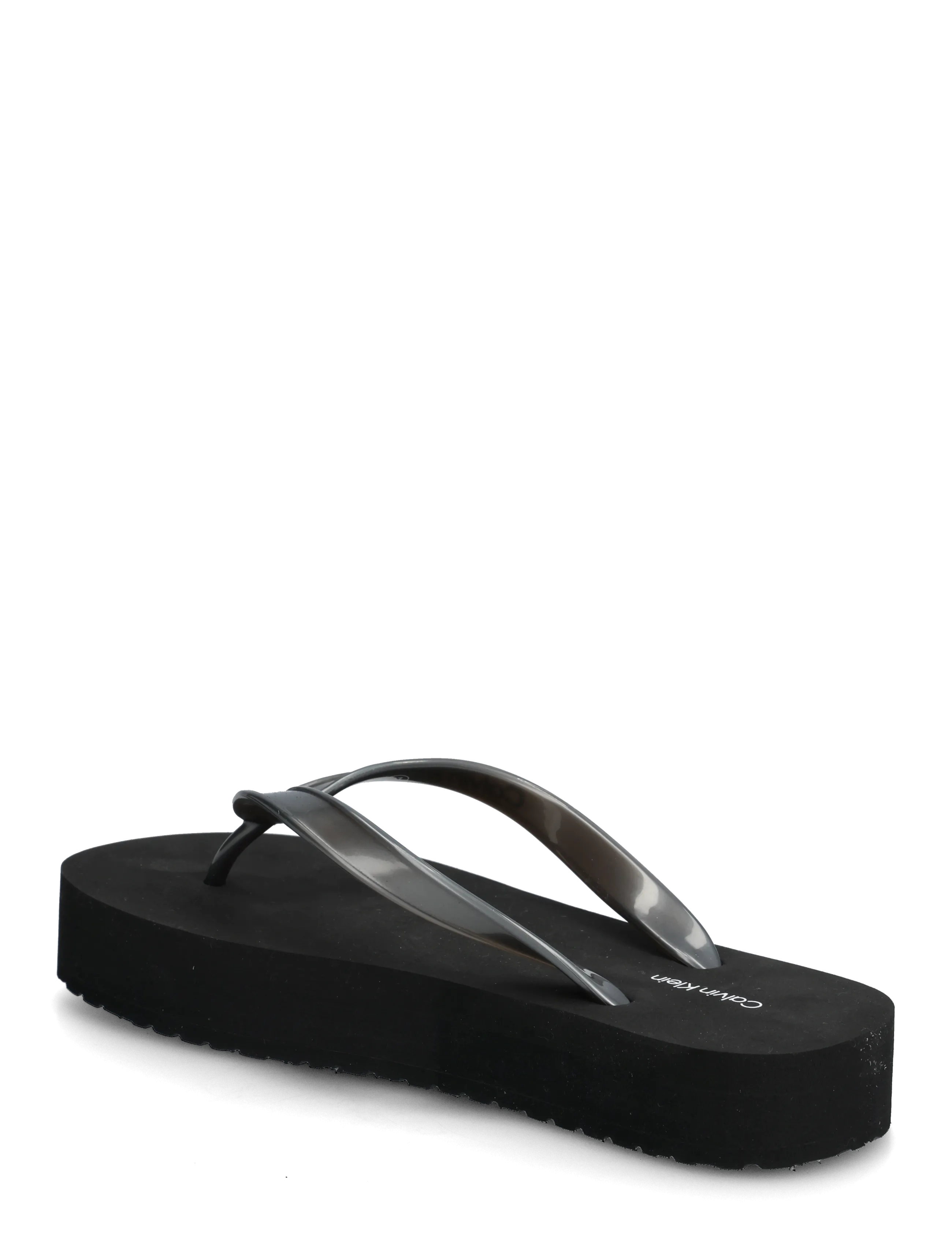Calvin Klein - FLATFORM FLIP FLOP MET TPU - klipklapper - triple black - 2