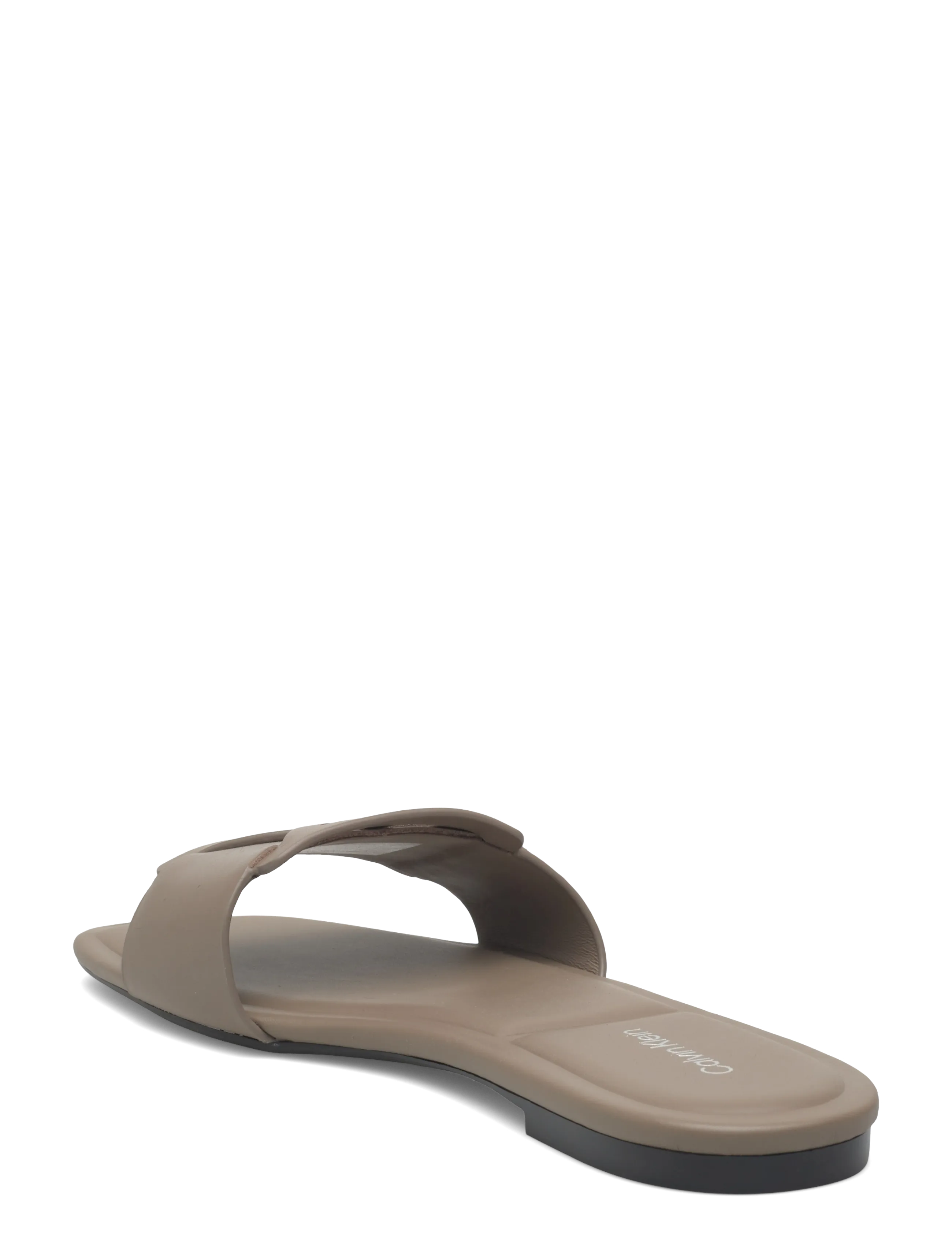 Calvin Klein - SQUARE FLAT SANDAL EMBLEM - flade mules - desert taupe - 2
