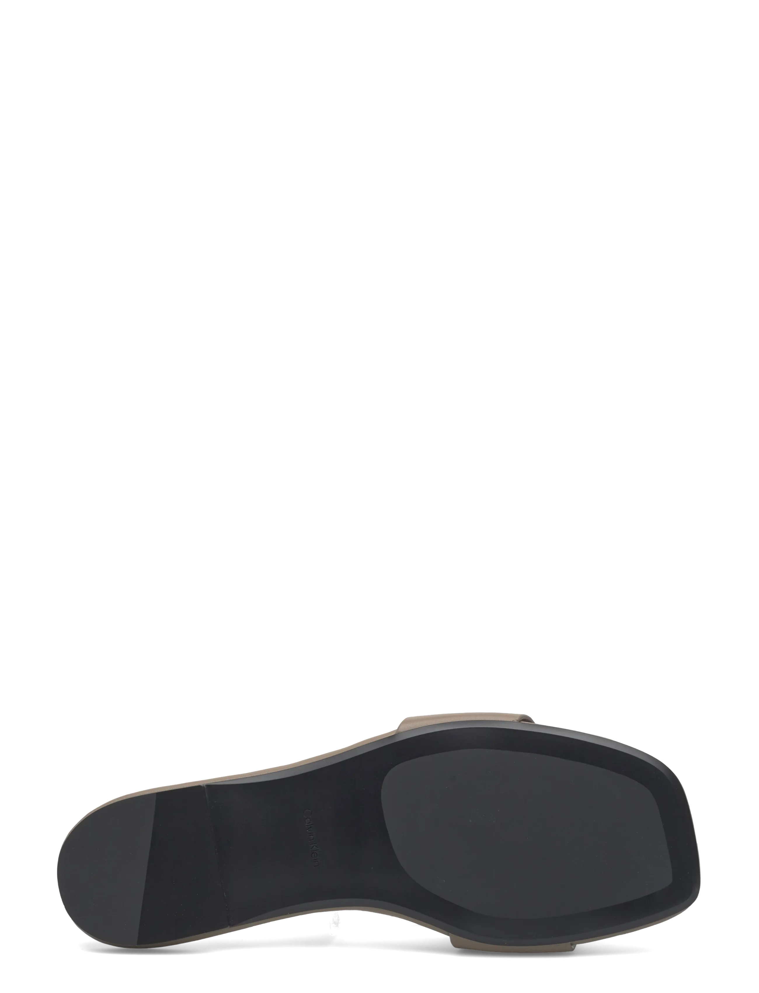 Calvin Klein - SQUARE FLAT SANDAL EMBLEM - flade mules - desert taupe - 4