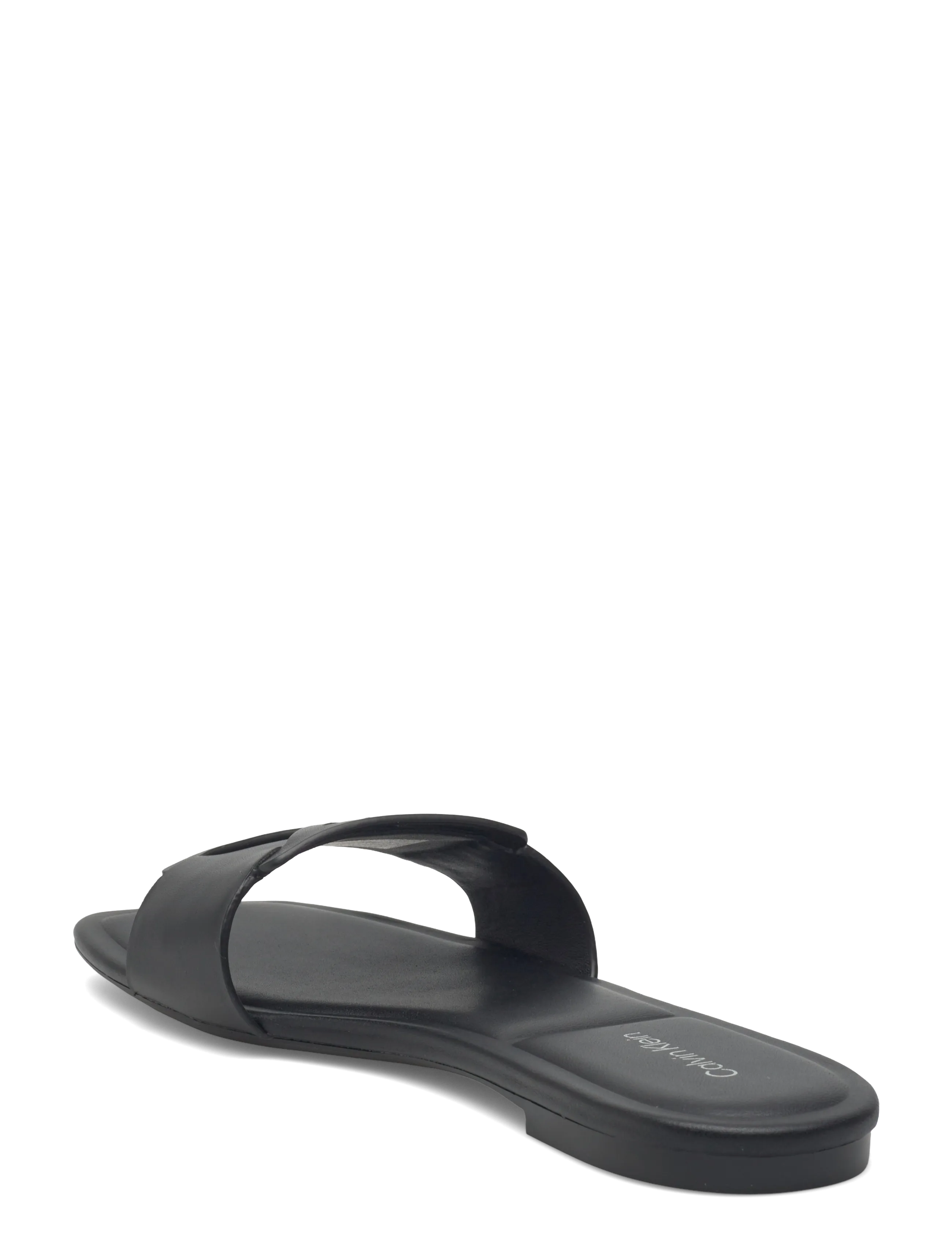 Calvin Klein - SQUARE FLAT SANDAL EMBLEM - flat mules - triple black - 2