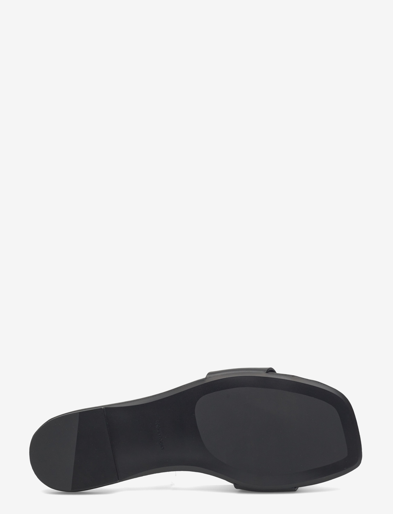 Calvin Klein - SQUARE FLAT SANDAL EMBLEM - platta mules - triple black - 4