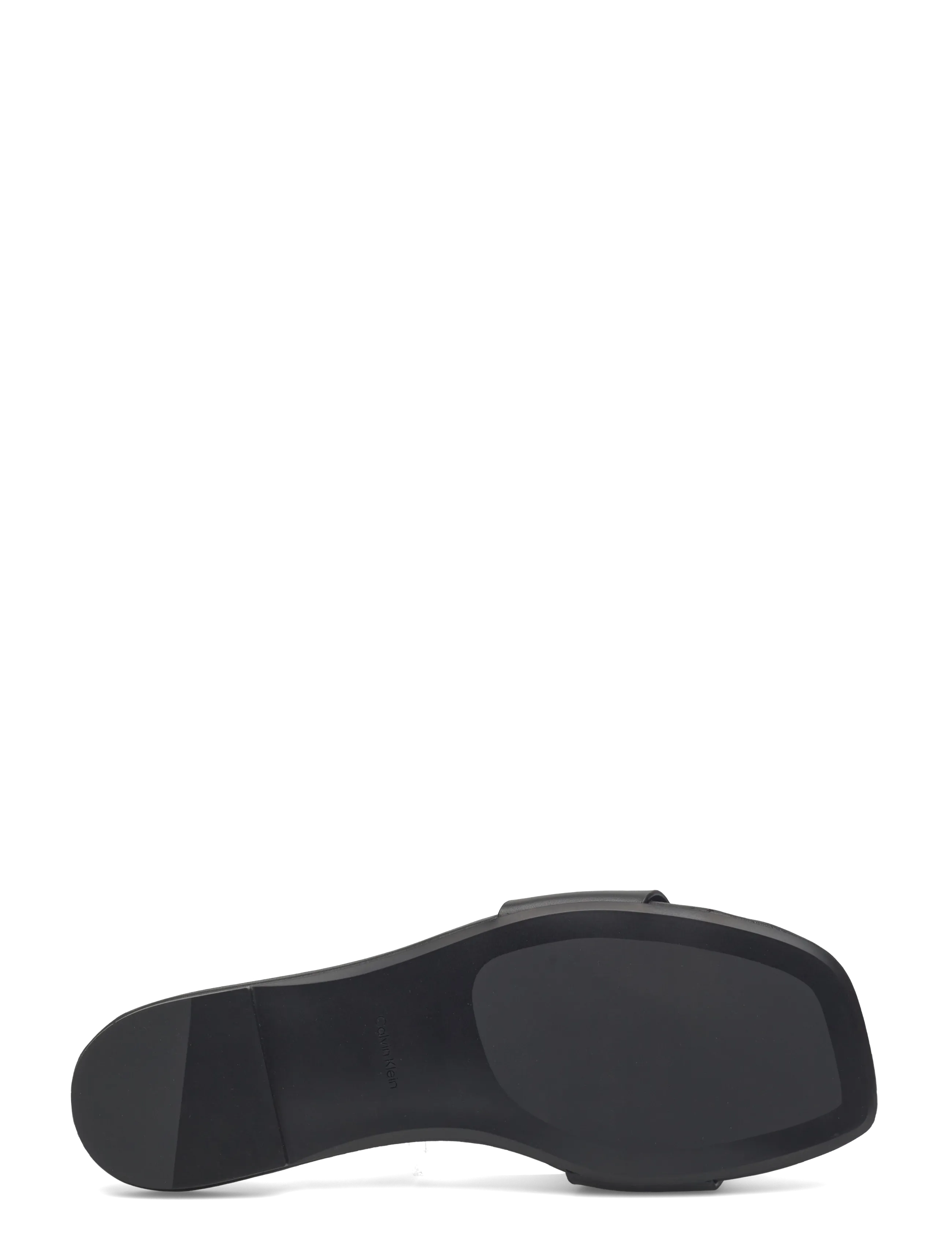Calvin Klein - SQUARE FLAT SANDAL EMBLEM - flat mules - triple black - 4