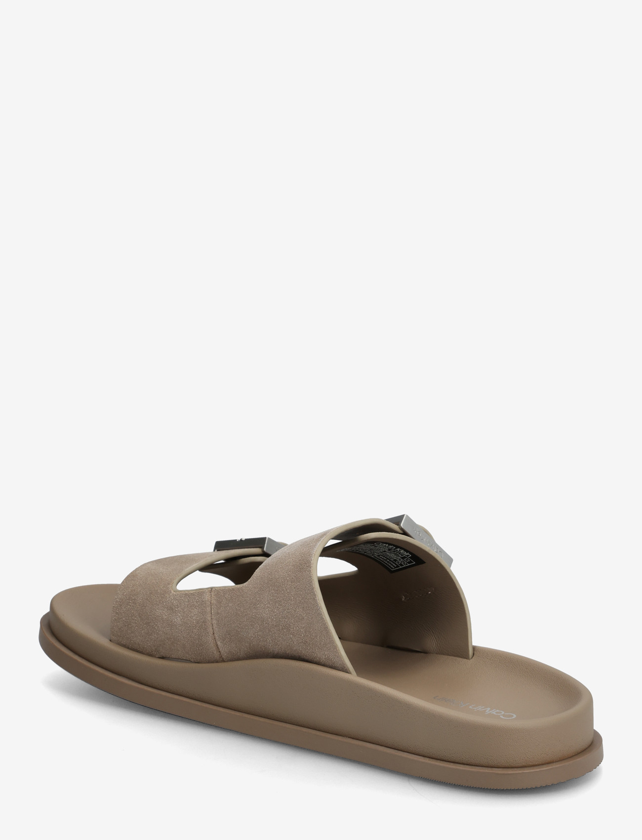 Calvin Klein - CITY SANDAL BUCKLE SUEDE - kontsata sandaalid - desert taupe - 2