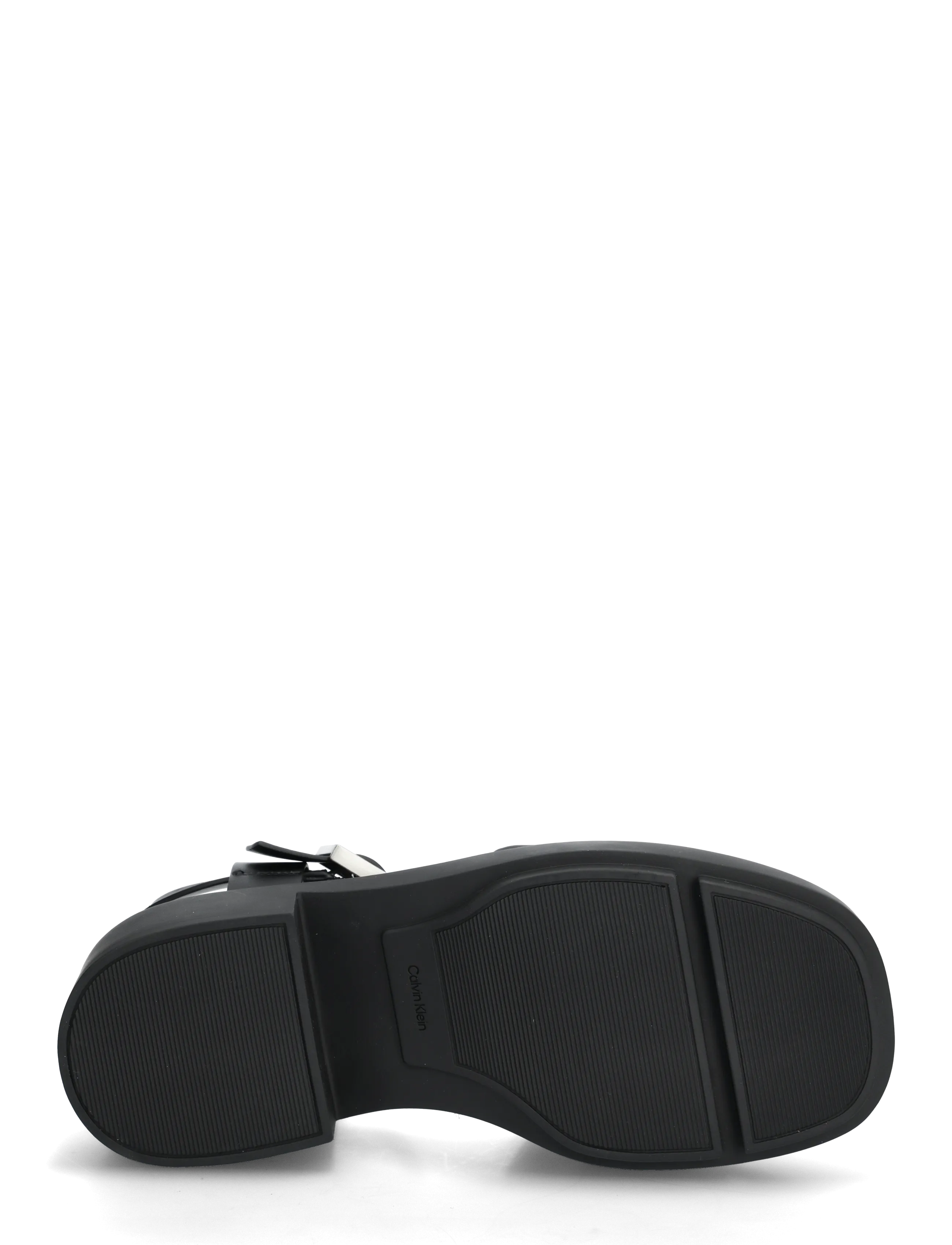 Calvin Klein - CHUNKY SANDAL LTH MG - sandales à plateforme - triple black - 4