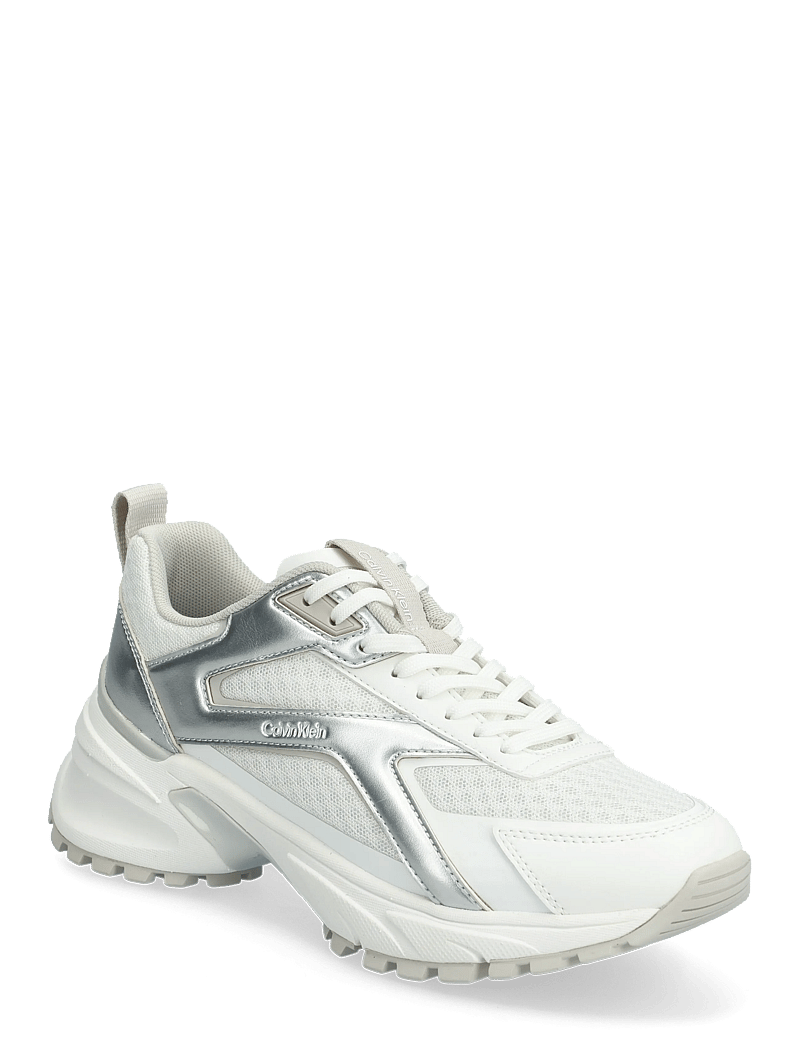 Calvin Klein - HIKE RUN CKSTRIPE MESH MET - konfirmationstøj - bright white silver - 0