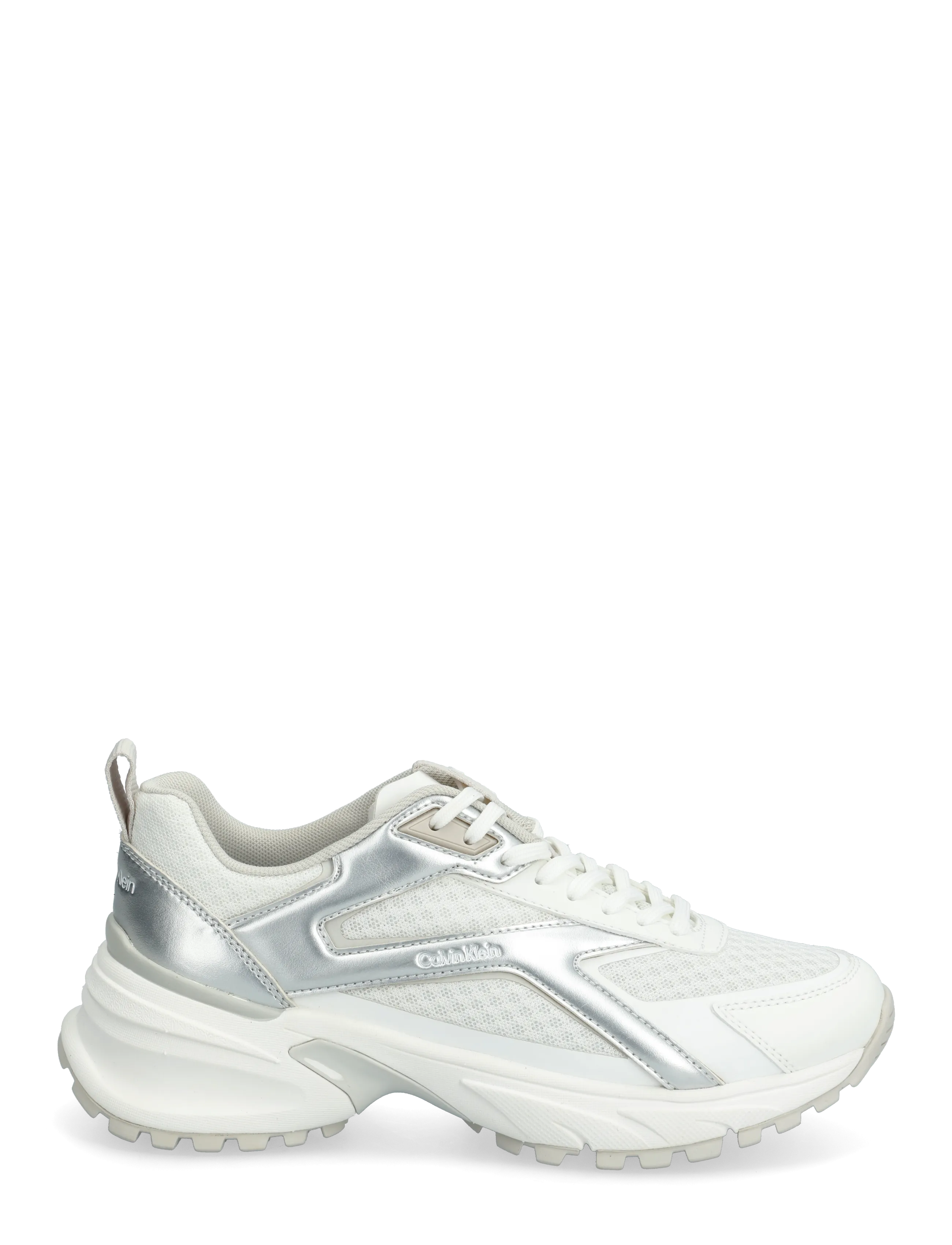 Calvin Klein - HIKE RUN CKSTRIPE MESH MET - konfirmationstøj - bright white silver - 1