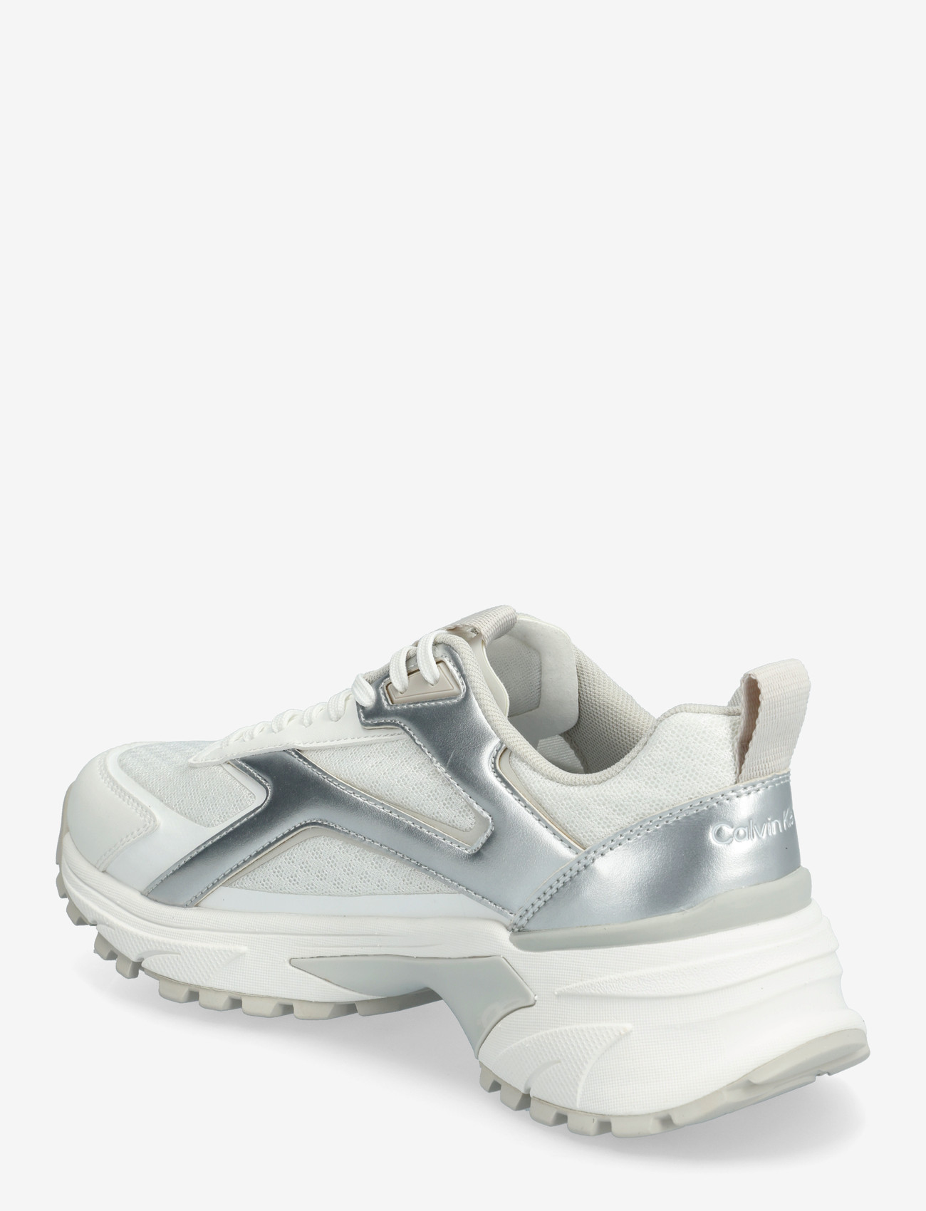 Calvin Klein - HIKE RUN CKSTRIPE MESH MET - konfirmationstøj - bright white silver - 2